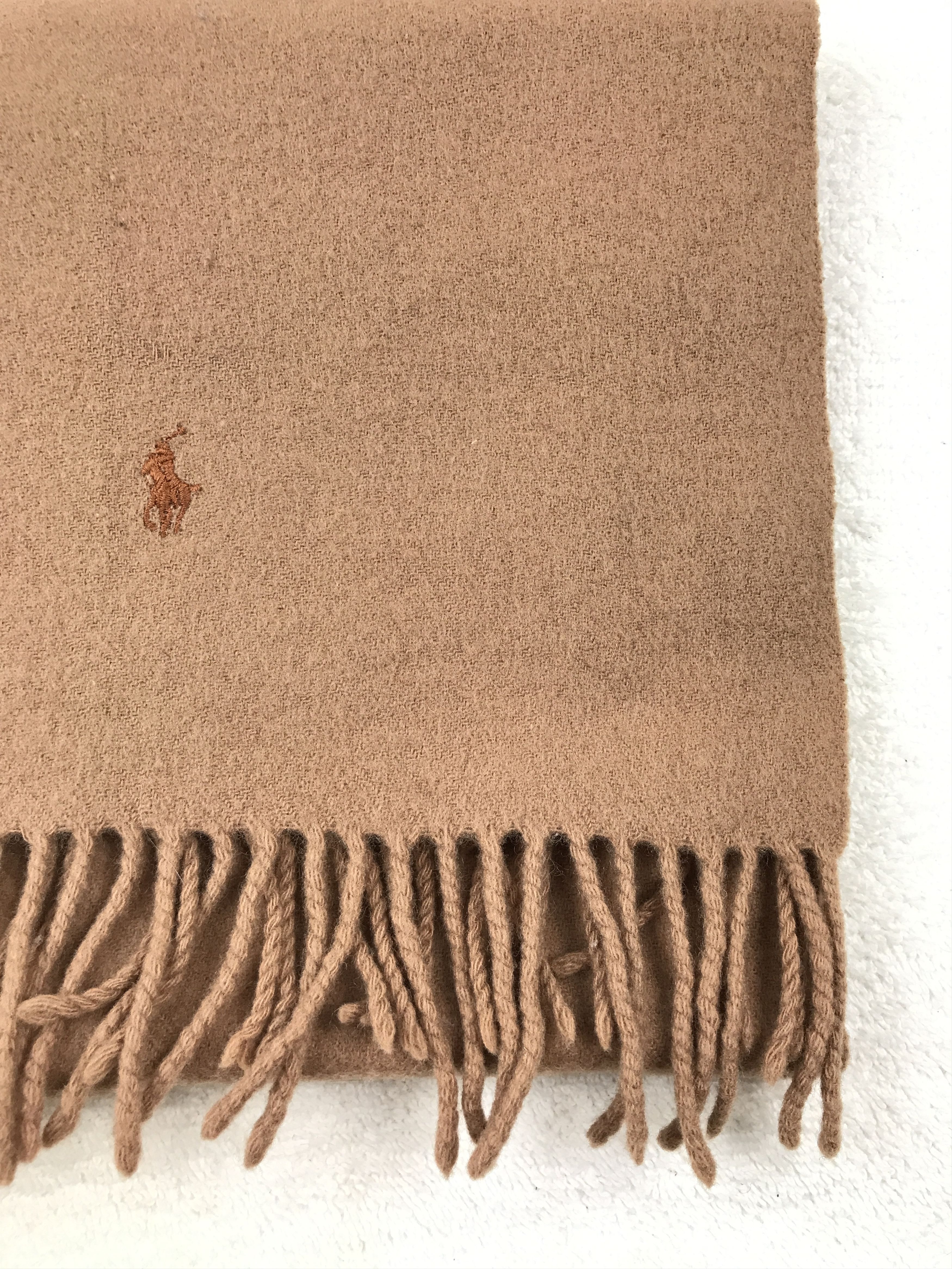 Vintage Polo Ralph Lauren Scarf Muffler Wool Cashmere