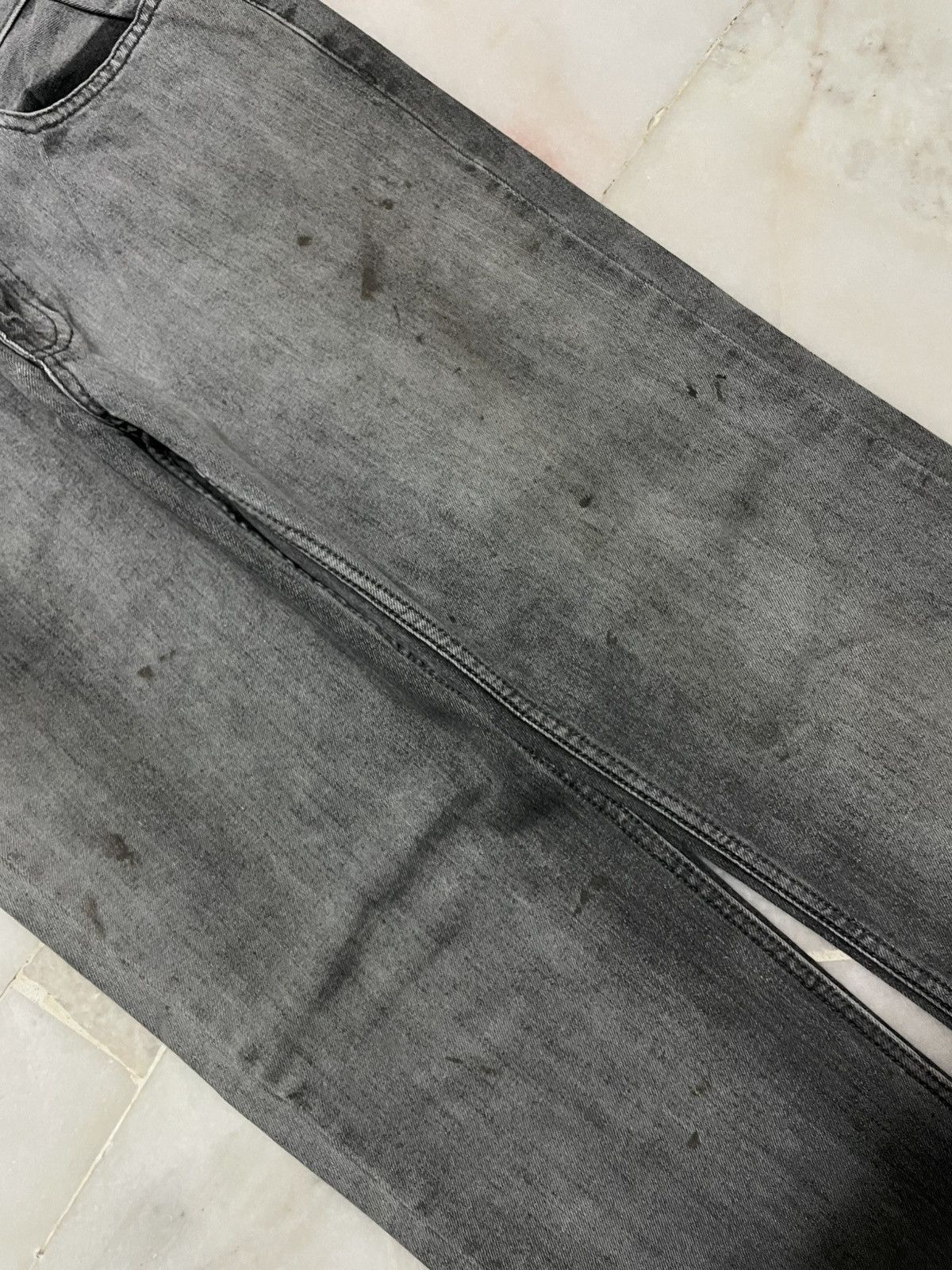 Tony Hawk 💥Sick💥Vintage Tony Hawk Thrashed Washed Dirty Distress Jean Size US 32 / EU 48 - 5 Thumbnail