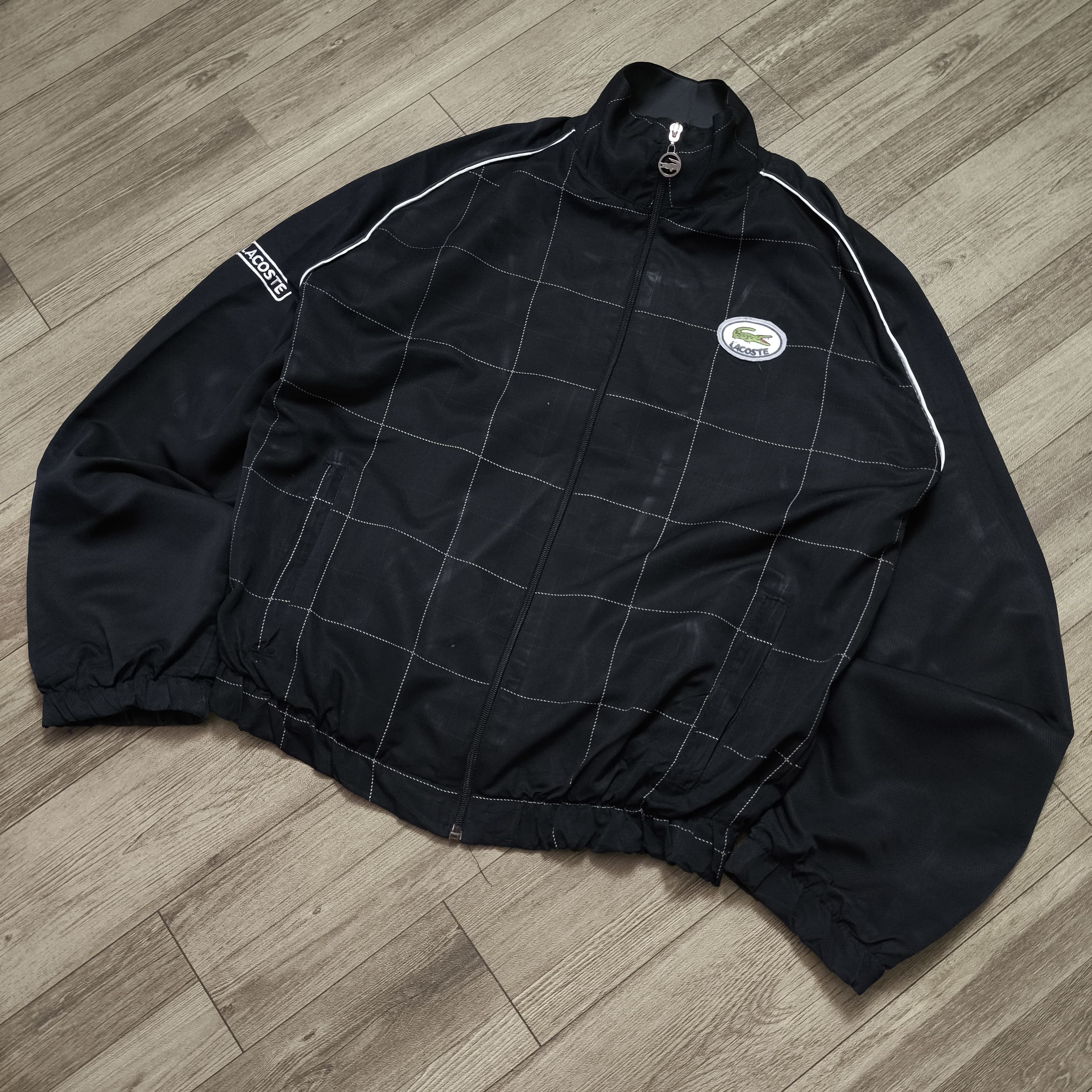 Lacoste Vintage Lacoste Pin Stripe Track Jacket Size US M / EU 48-50 / 2 - 7 Thumbnail
