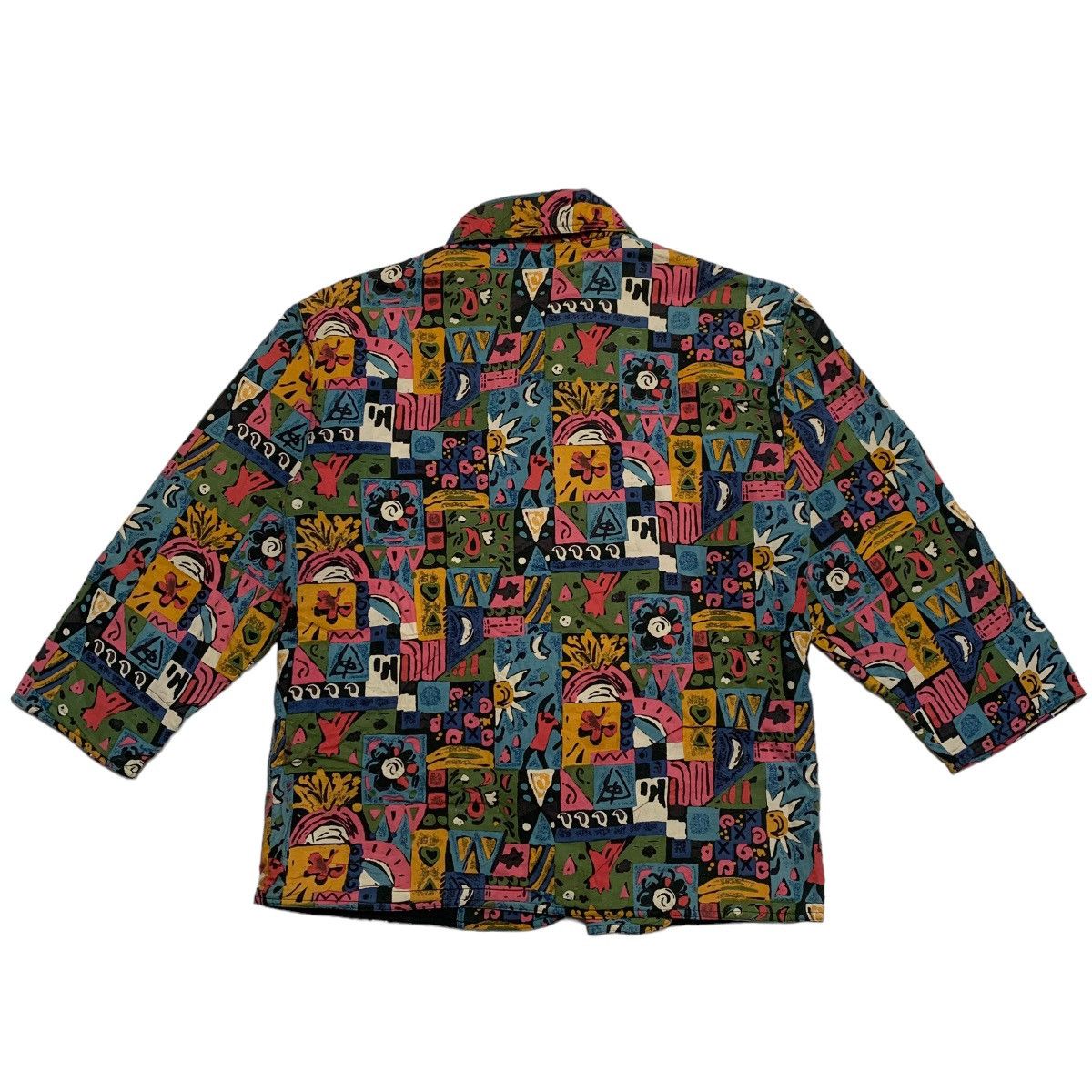 Japanese Brand Japanese Brand Nice Design Multicolor Fullprint Jacket Size US L / EU 52-54 / 3 - 7 Thumbnail