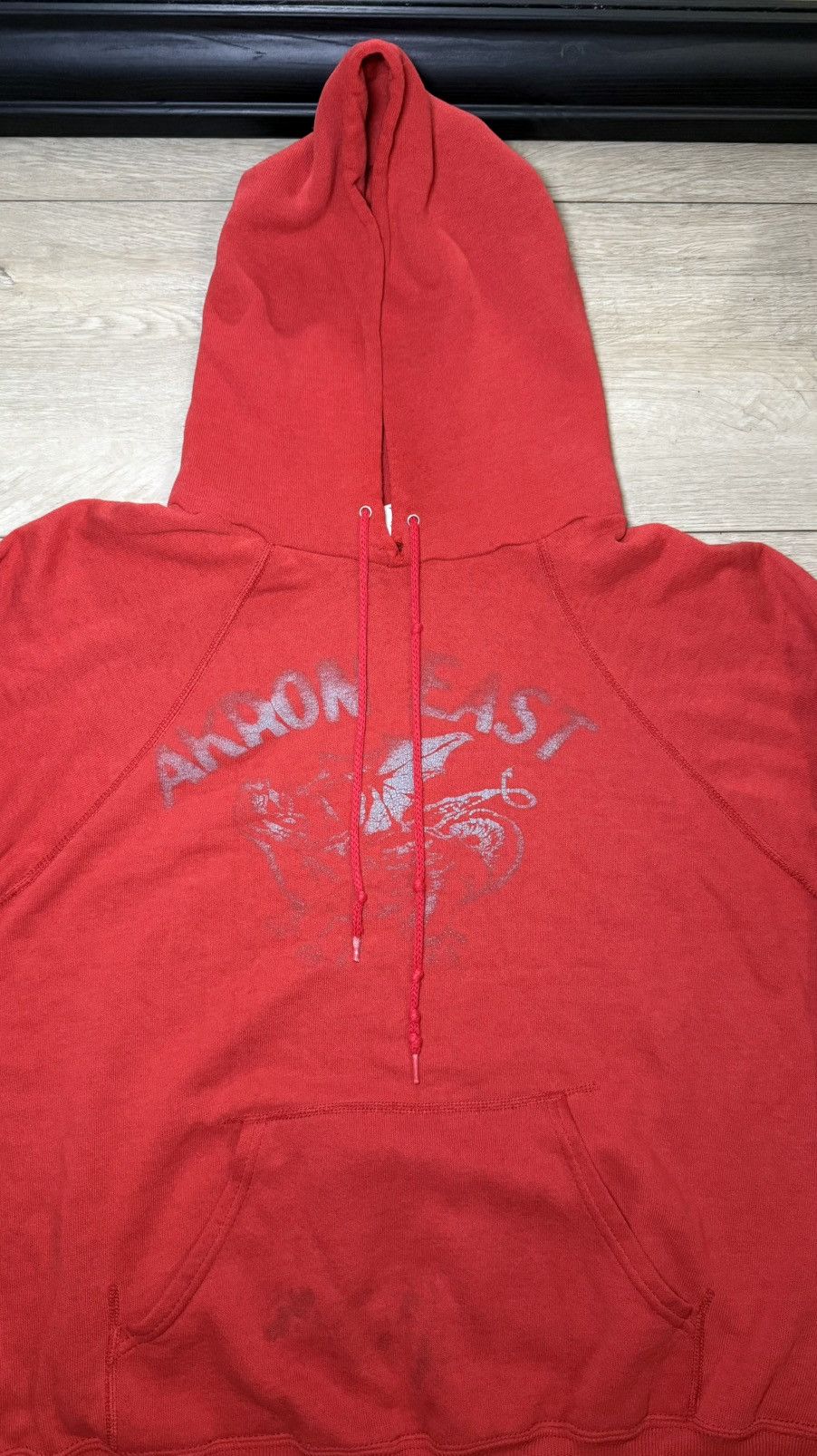 Vintage Vintage / Y2K 1980s Akron East Dragon Logo Hoodie Size US L / EU 52-54 / 3 - 2 Thumbnail