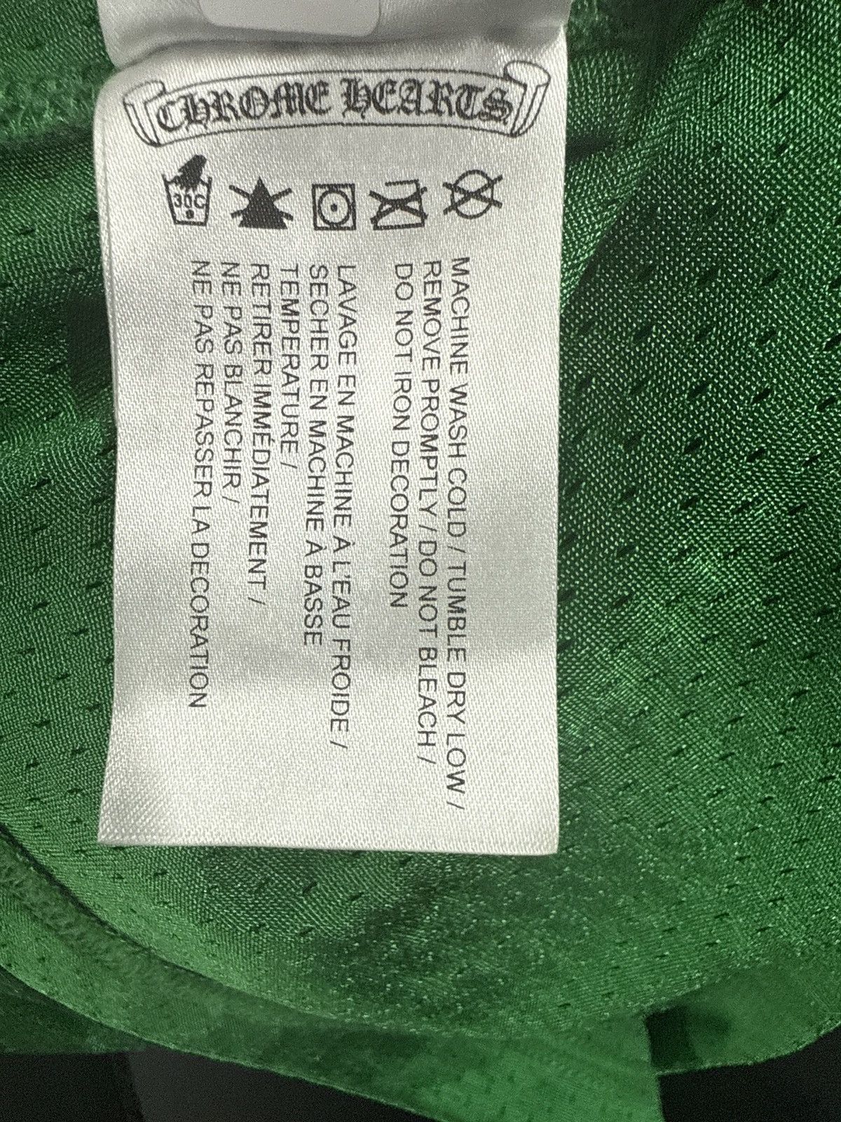 Chrome Hearts CHROME HEARTS MESH JERSEY SHORT SLEEVE GREEN Size US L / EU 52-54 / 3 - 9 Thumbnail