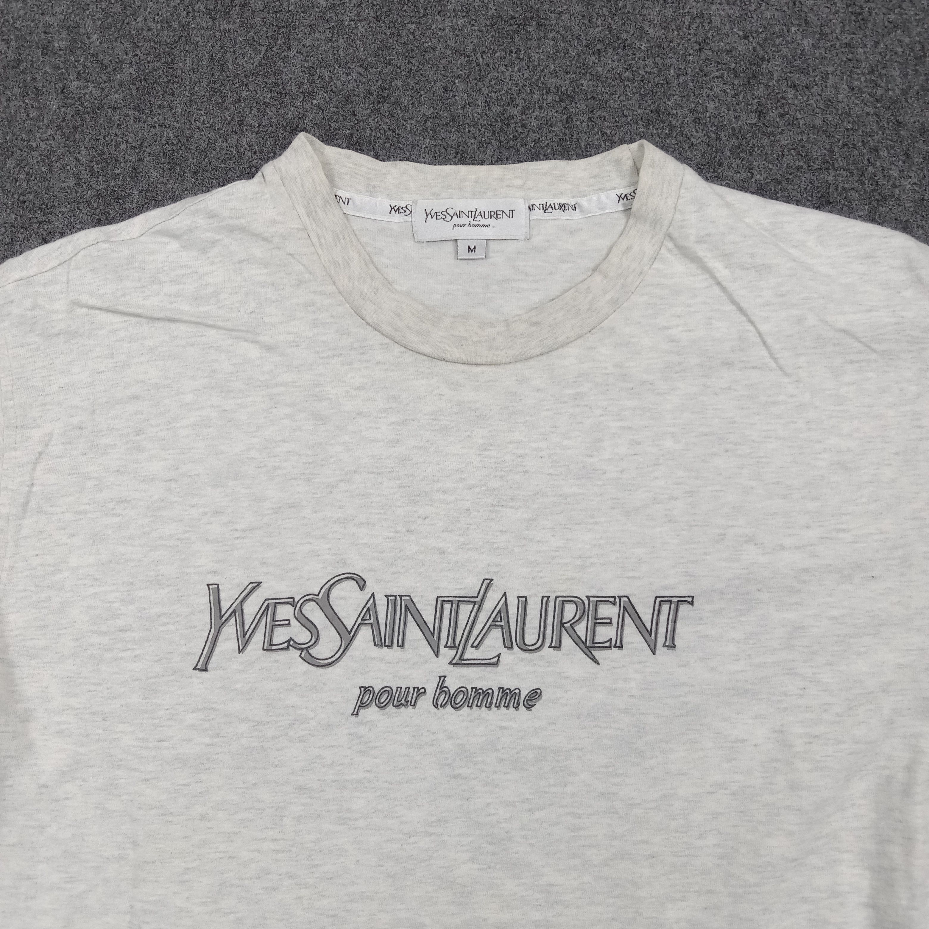 Yves Saint Laurent YSL Yves Saint Laurent Designer Tshirt C294N36 Size US M / EU 48-50 / 2 - 2 Thumbnail