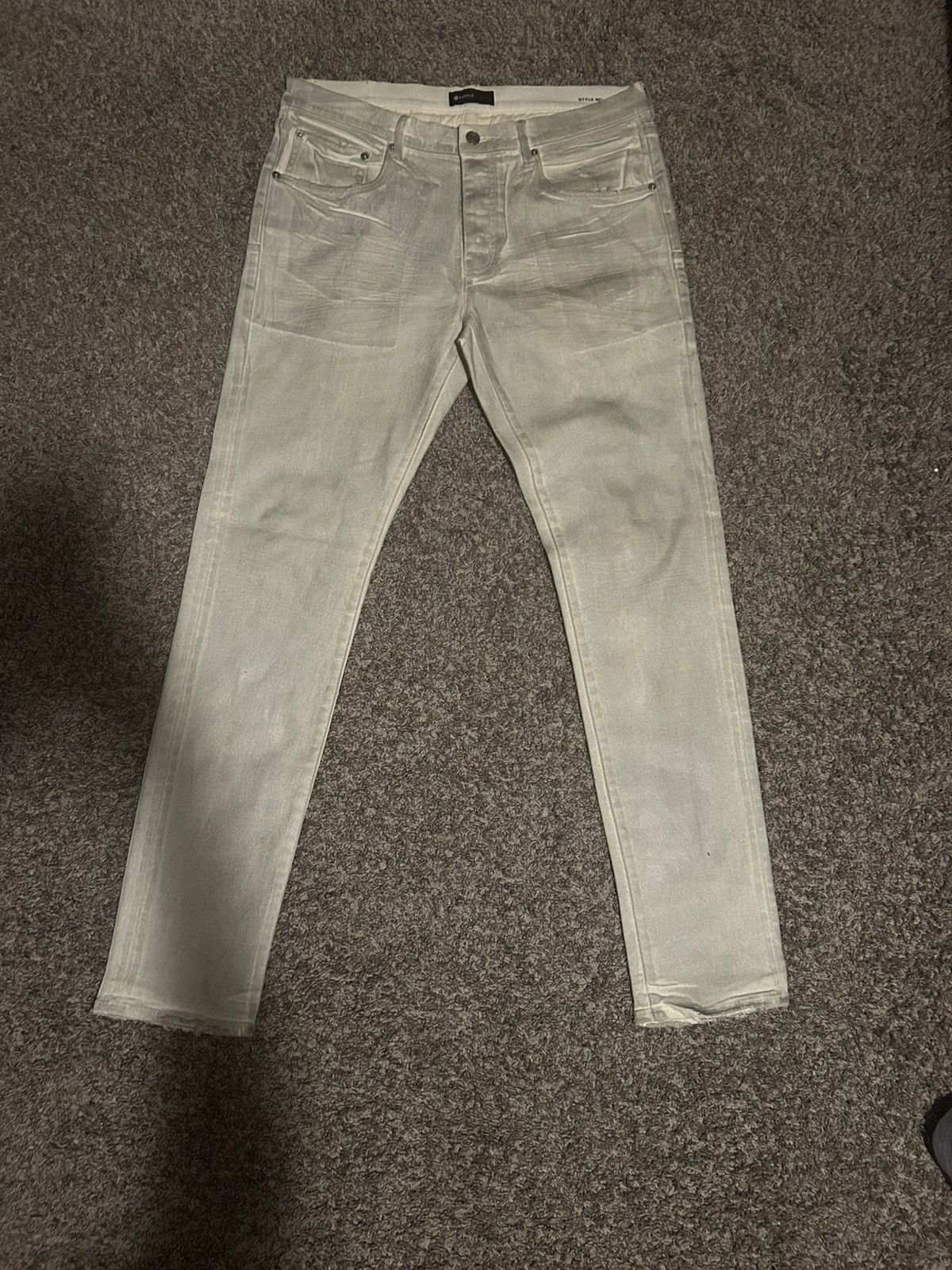 Purple Brand P001 Silver Purple Jeans Size US 36 / EU 52 - 1 Thumbnail