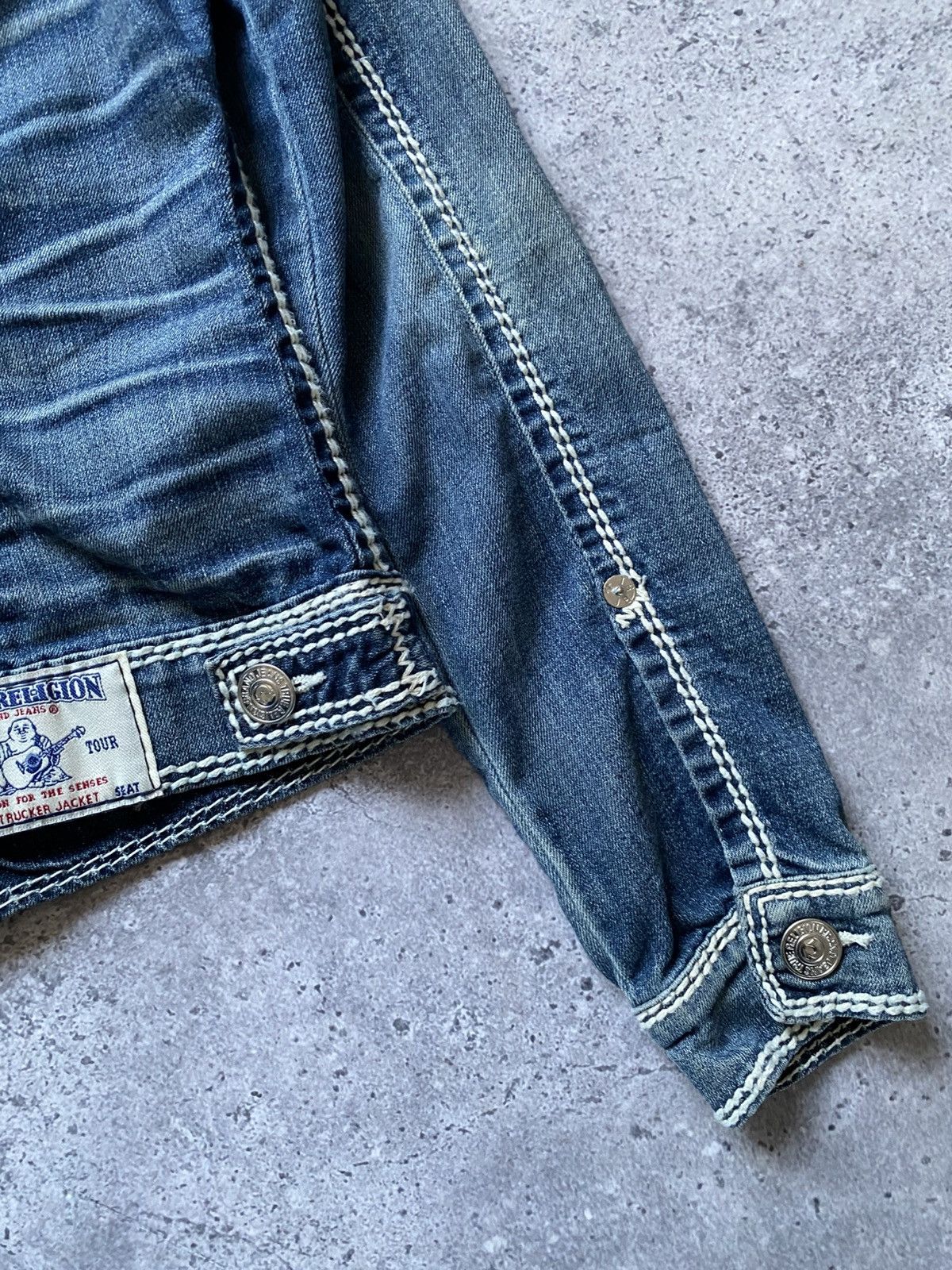 True Religion Vintage True Religion Denim Jacket Women’s Y2K Size XS / US 0-2 / IT 36-38 - 14 Thumbnail