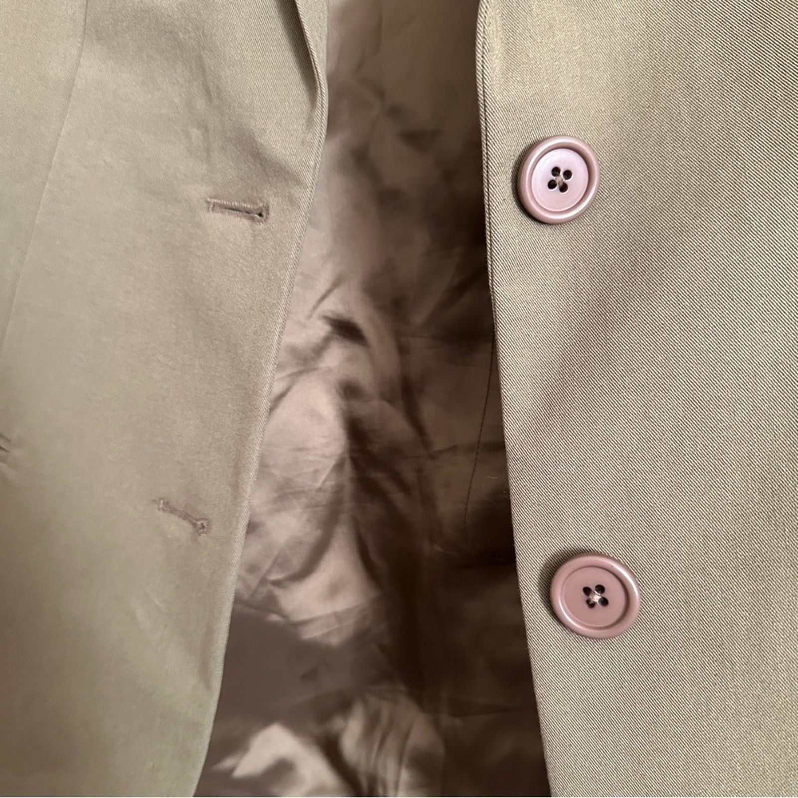 Helmut Lang HELMUT LANG Resin Rider Blazer in Green Sage Sz. 2 NWOT Size XS / US 0-2 / IT 36-38 - 6 Thumbnail