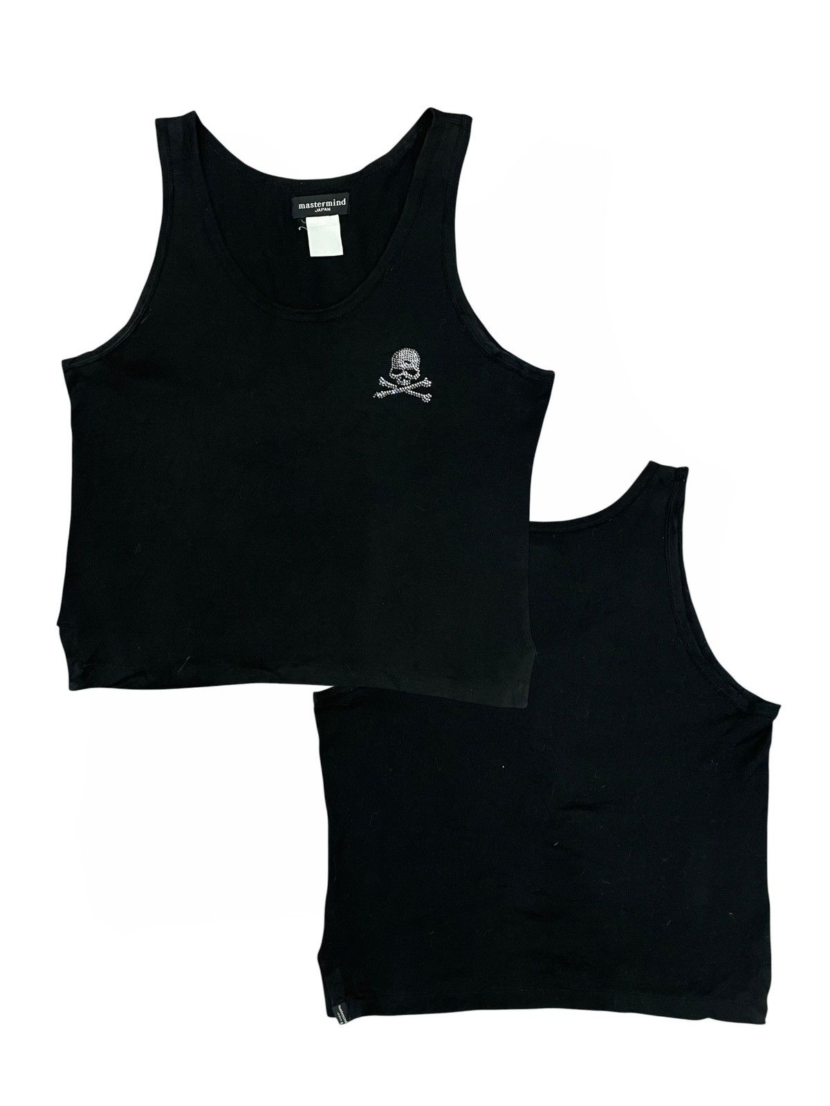 Japanese Brand Vintage Mastermind Japan Distressed Rockers Boxy Tank Tops Size S / US 4 / IT 40 - 25 Thumbnail