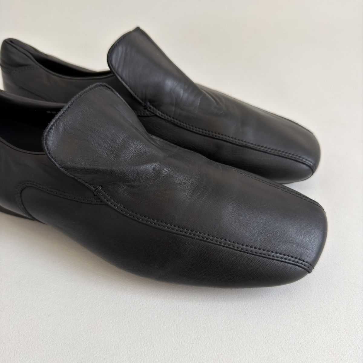 Prada Black Panelled Leather ‘Hybrid’ Loafers Size US 11 / EU 44 - 5 Thumbnail