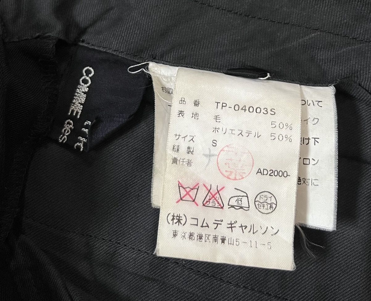 Comme des Garcons Tricot cdg AD2000 wool blend pleated flowy straight trousers Size US 29 - 5 Thumbnail