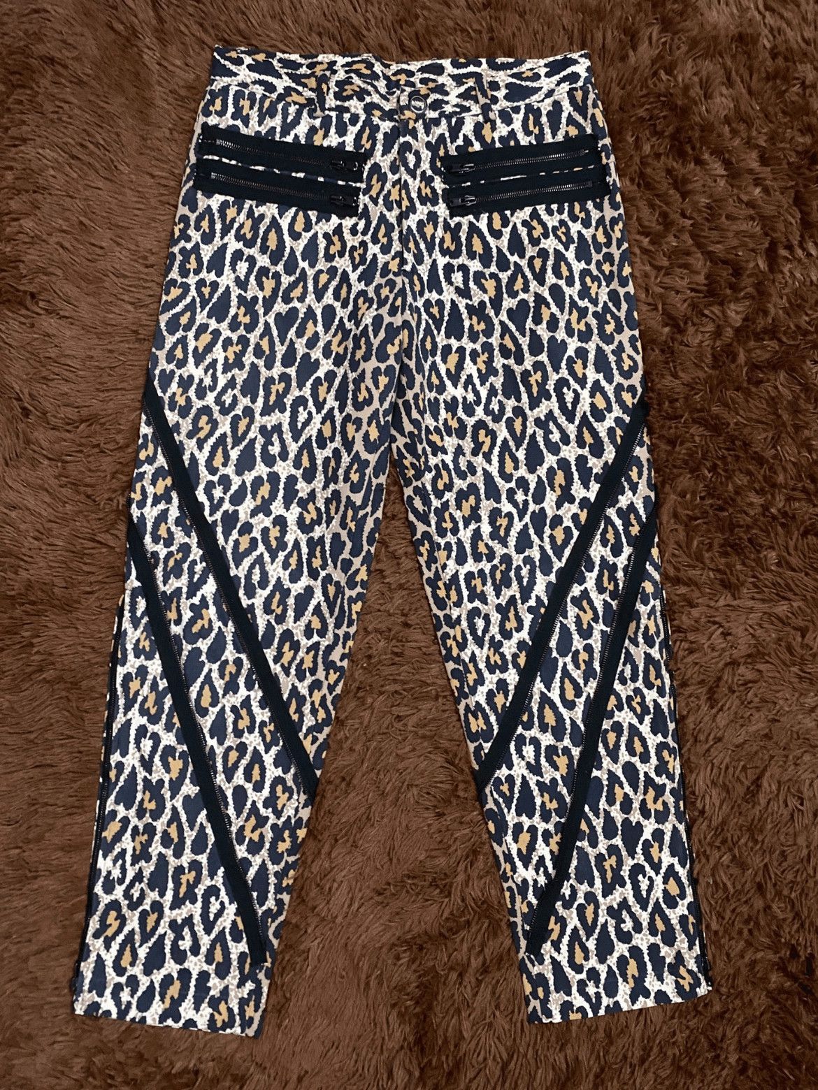 Number (N)ine Sz 2 Number Nine 03AW Leopard Cargo Pants-2508 Size US 30 / EU 46 - 1 Thumbnail