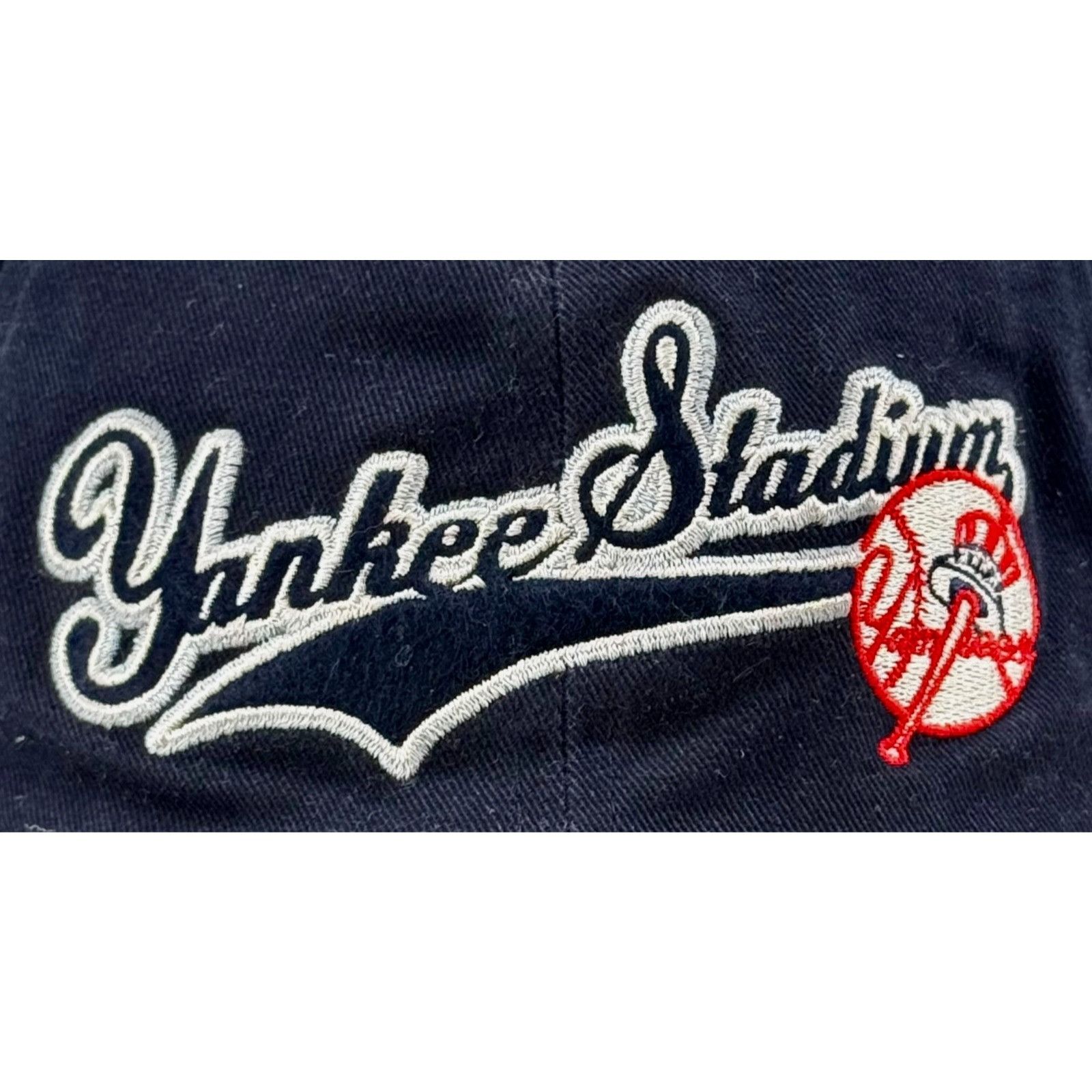 Drew Pearson Yankee Stadium Drew Pearson Navy Strap Back Baseball Cap Hat Size ONE SIZE - 4 Thumbnail