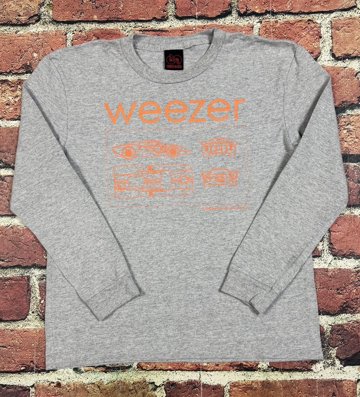 Band Tees Vintage Weezer Race Car 2006 Band T-Shirt Long Sleeve Size S / US 4 / IT 40 - 1 Thumbnail