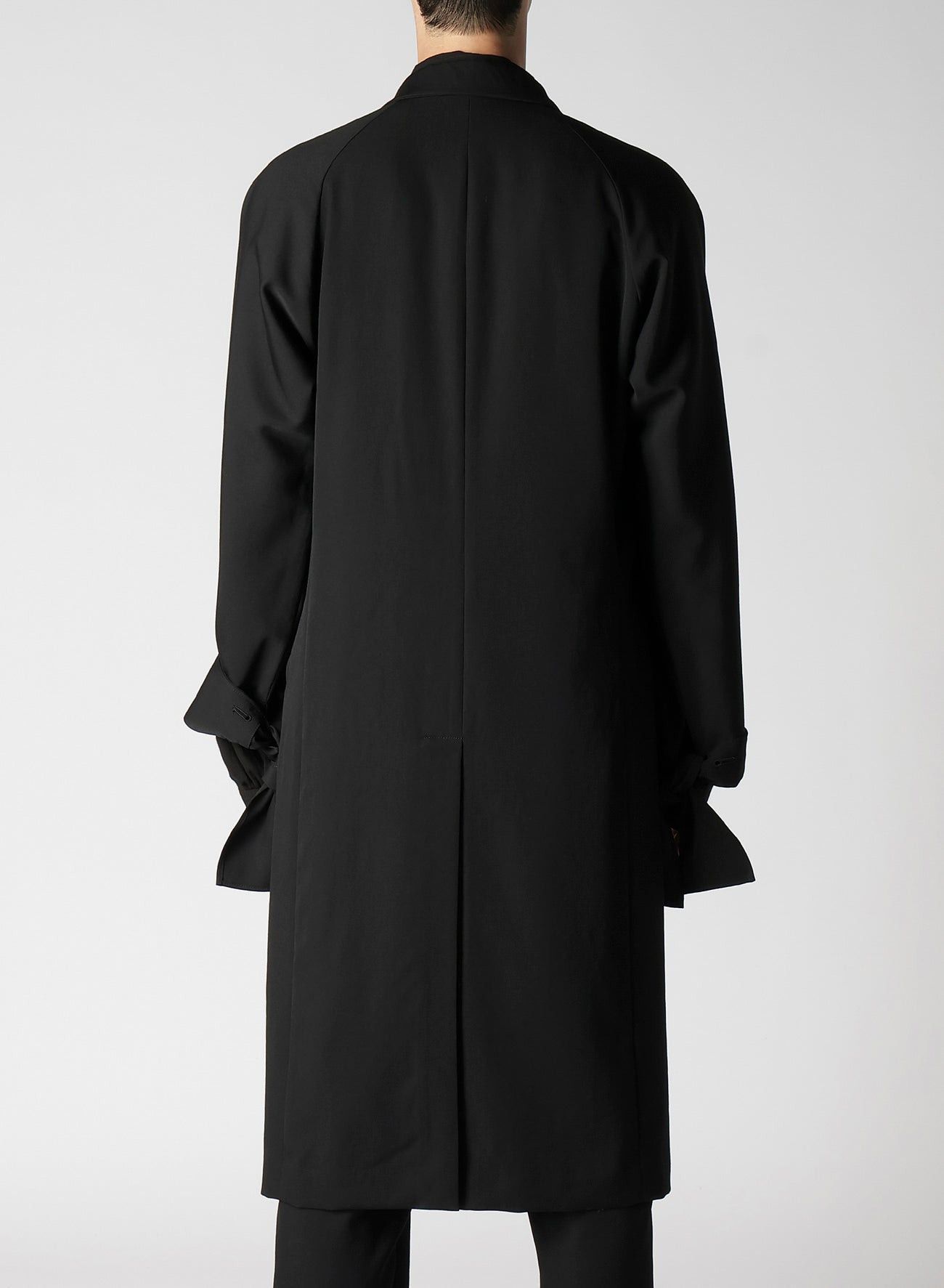 Yohji Yamamoto Yohji Yamamoto Pour Homme Wool TIED SLEEVE CUFF LONG JACKET Size US M / EU 48-50 / 2 - 5 Thumbnail