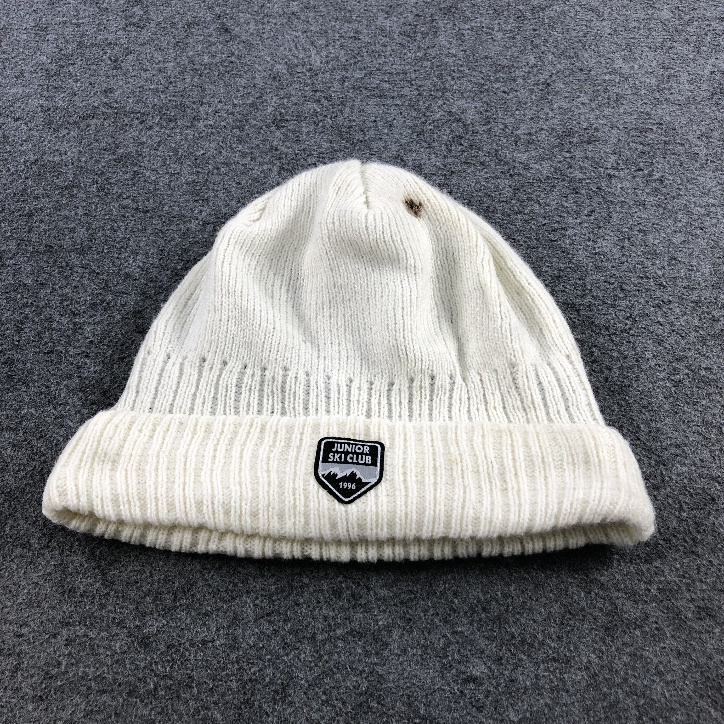 Vintage Junior Ski Club Beanie Snowcap Snow Hat B131 Size ONE SIZE - 3 Thumbnail