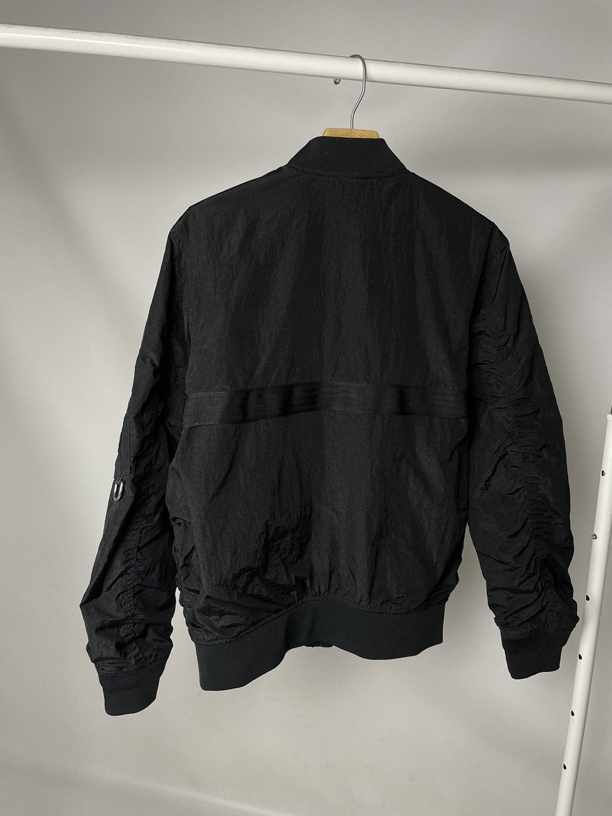 Diesel Diesel J-Dust ( S size ) 👁️ Vintage Black Nylon Bomber Jacket Size US S / EU 44-46 / 1 - 9 Thumbnail