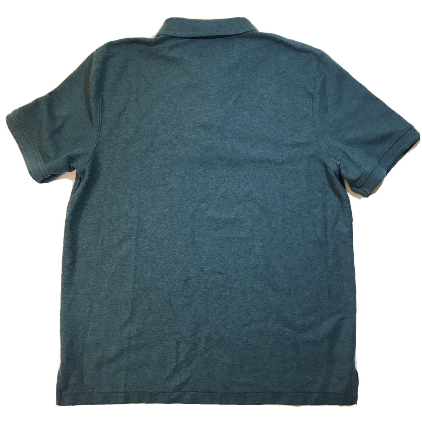 Vintage LL Bean Polo Shirt Men Short Sleeve Indigo Blue Size Large Regular Knit Cotton 100% Button Collar 90s Modern Outdoor Hiking Reg Fit Size US L / EU 52-54 / 3 - 4 Thumbnail