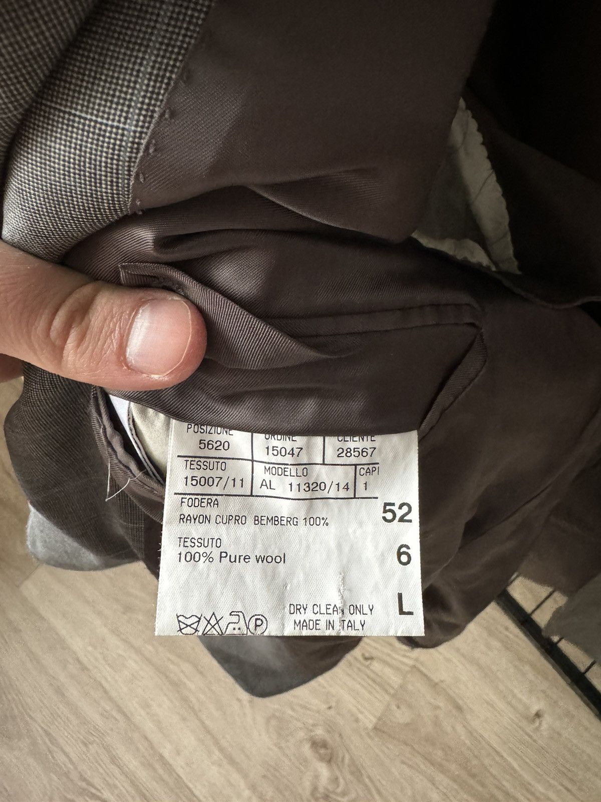 Canali Canali Wool Blazer Made In Italy Size 52R - 5 Thumbnail