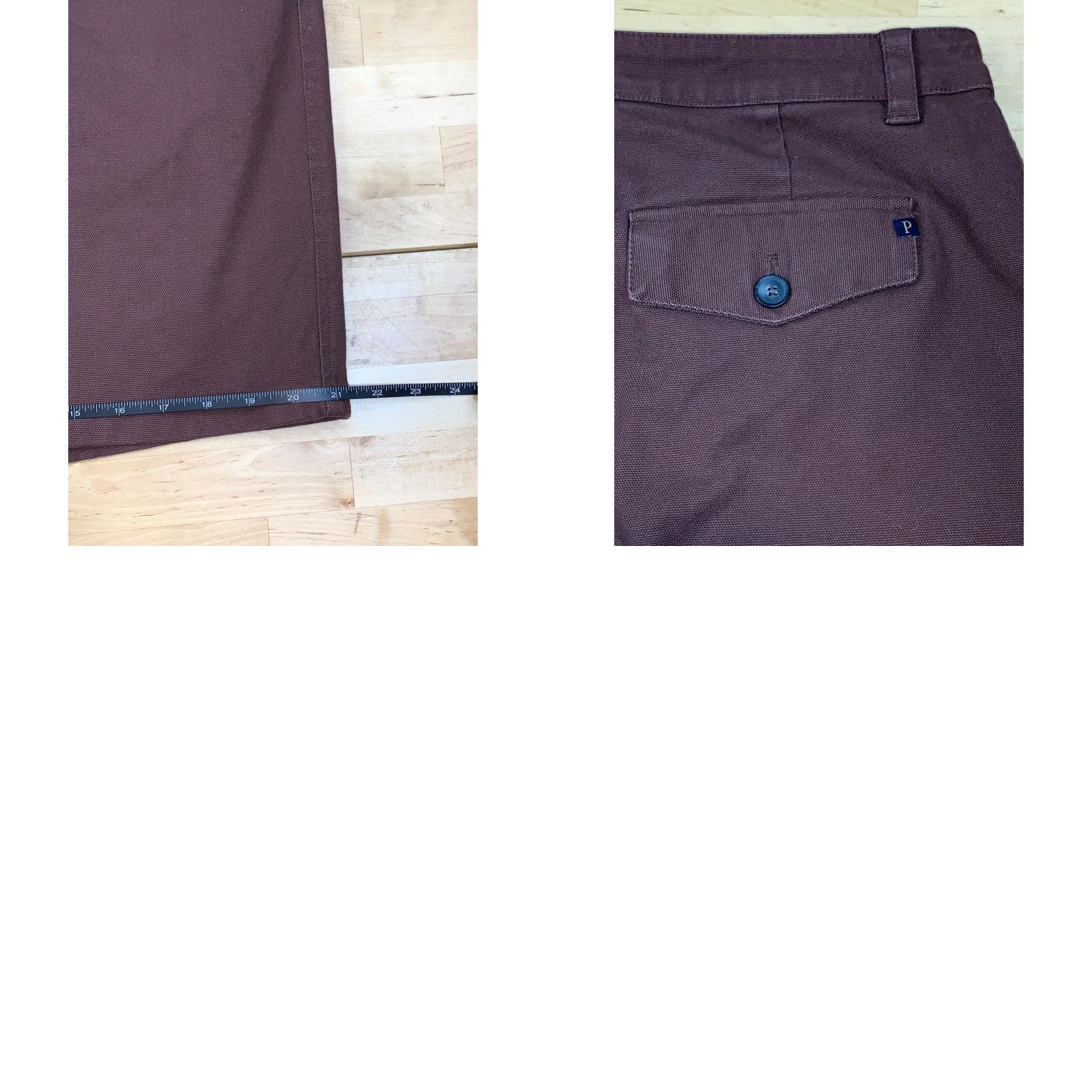 Pendleton Pendleton Pencil Skirt Brown Size 16 Casual Women Midi Solid Canvas Button Size 38" / US 16 / IT 52 - 8 Thumbnail