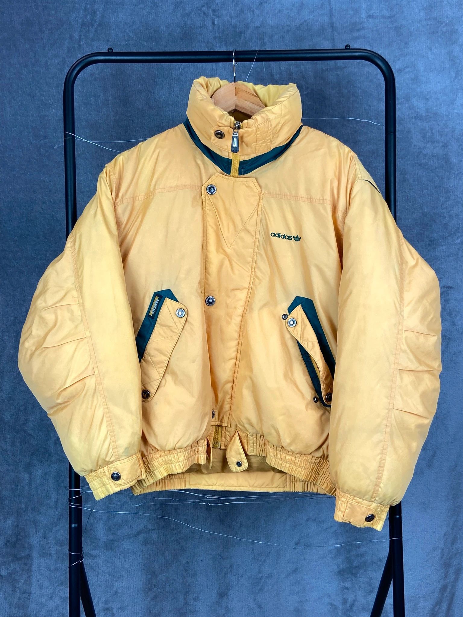 Adidas Adidas Yellow Jacket M Vintage Streetwear Size US M / EU 48-50 / 2 - 1 Thumbnail