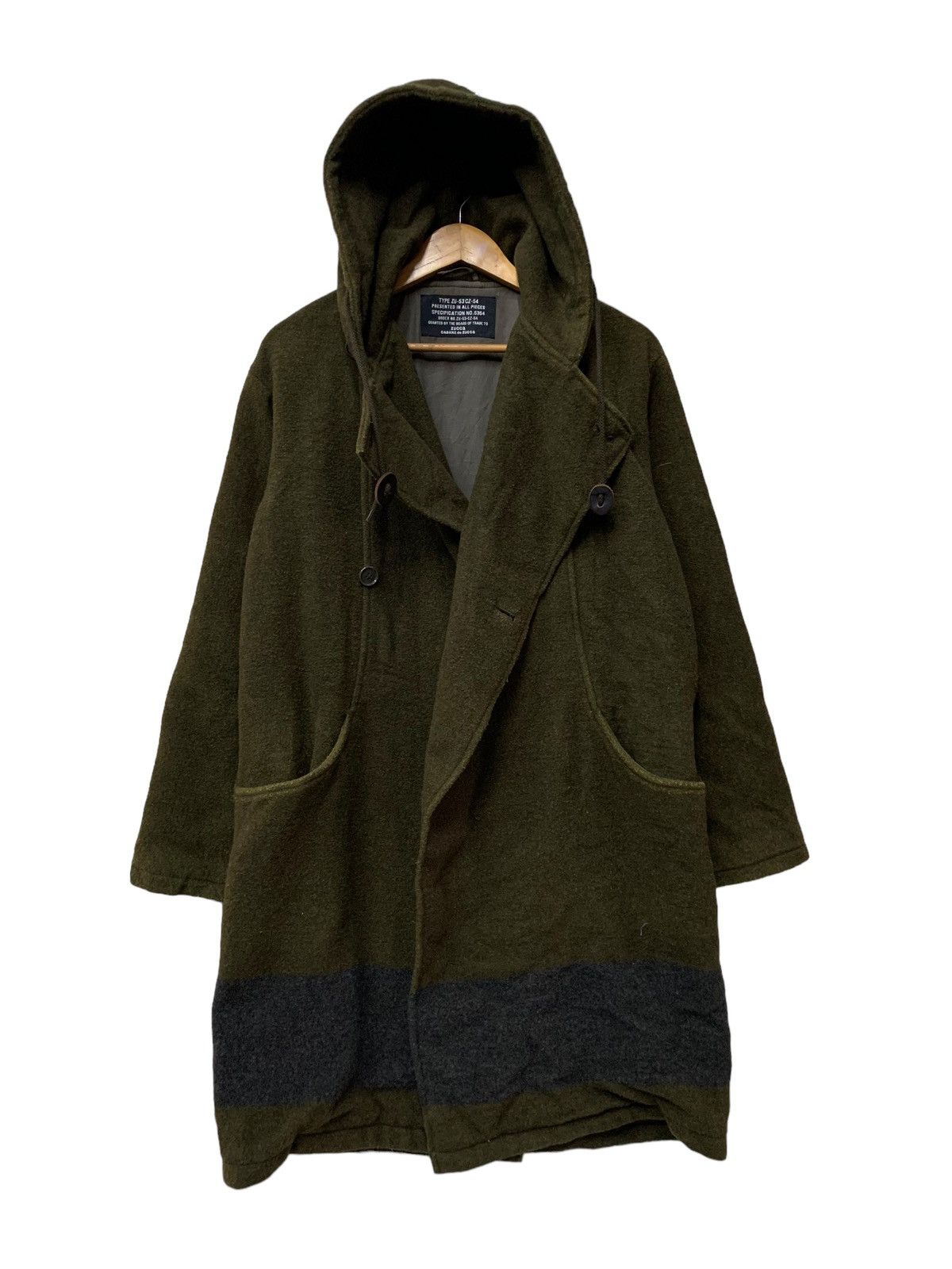 CABANE de ZUCCa 🔥CABANE de ZUCCA WOOL HOODIE JACKETS Size US M / EU 48-50 / 2 - 1 Thumbnail
