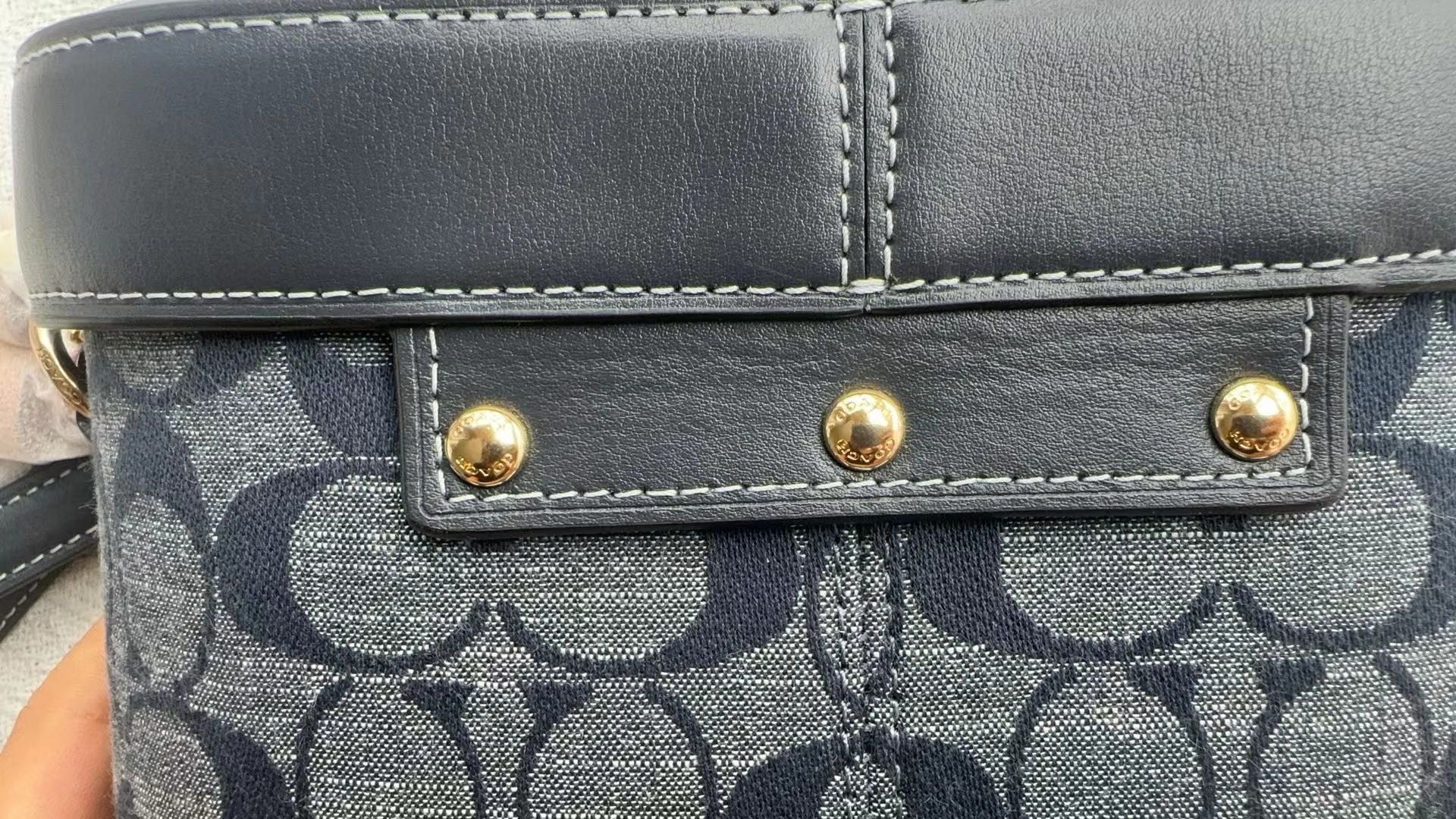Coach Coach C8165 Gold/Denim Multi Kay Crossbody Size ONE SIZE - 11 Thumbnail