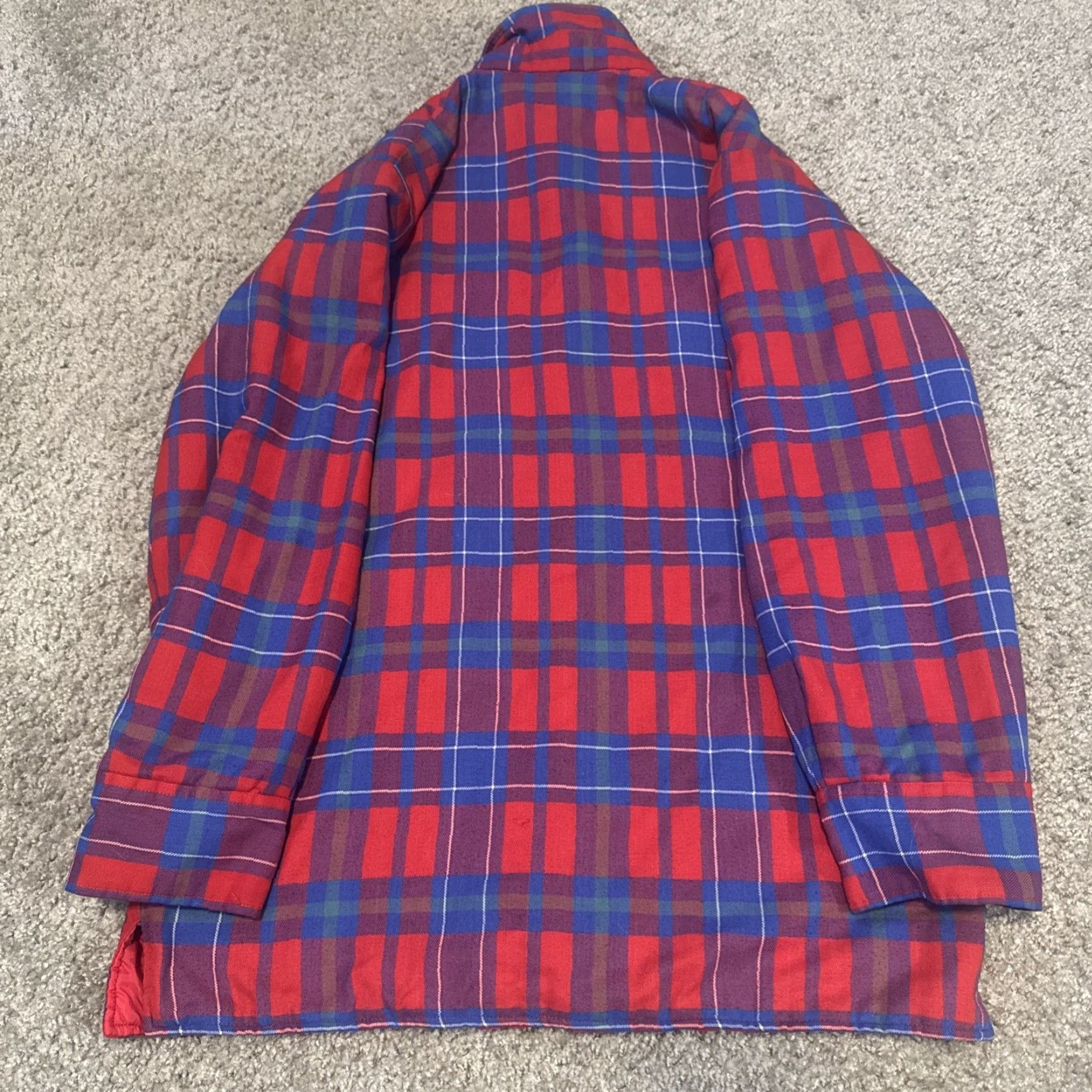 Dickies VINTAGE Dickies Workwear Shirt Plaid Button-Up Flannel Blue Red M Mens Long Sleeve Size US M / EU 48-50 / 2 - 2 Thumbnail
