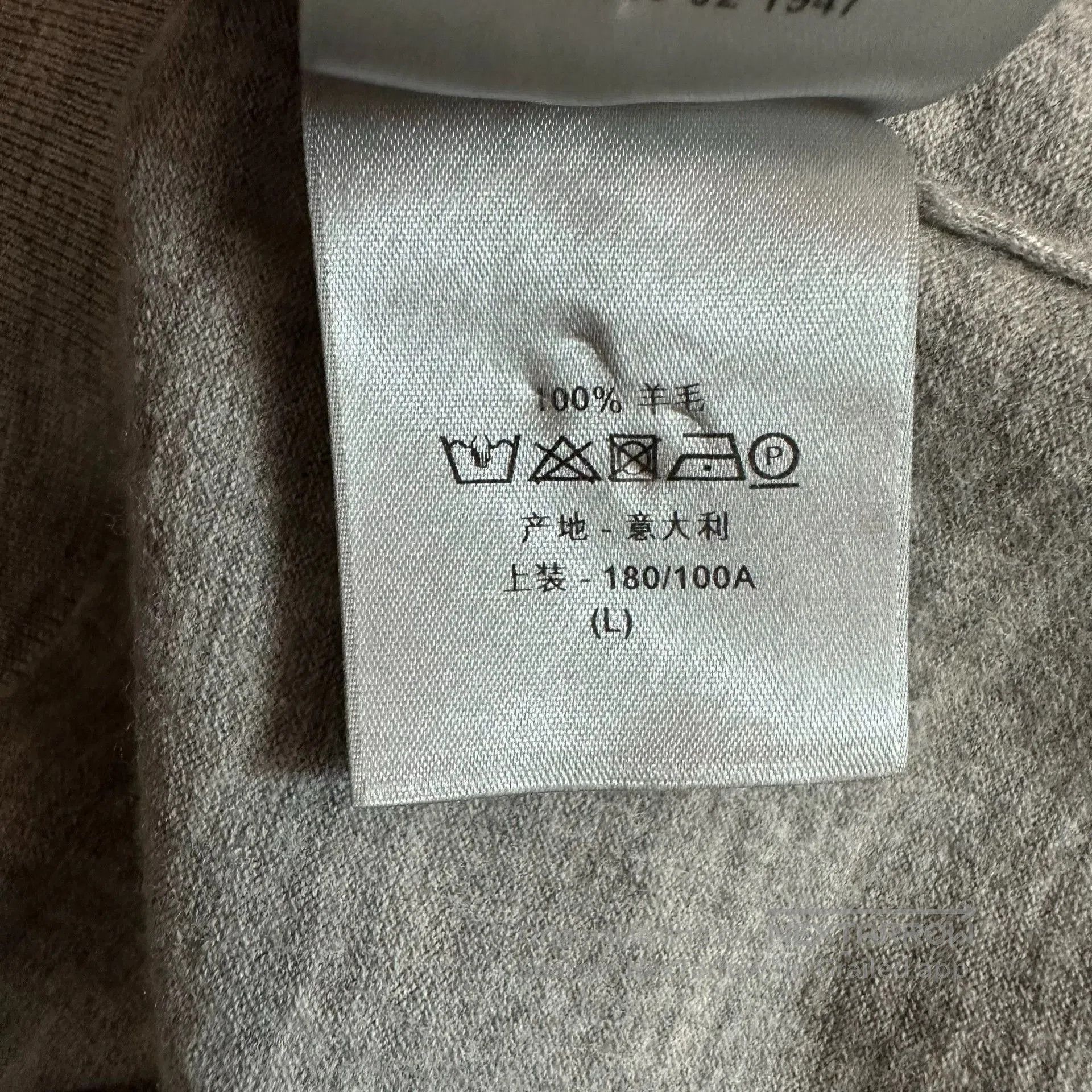 dior color-block wool short sleeve polo.