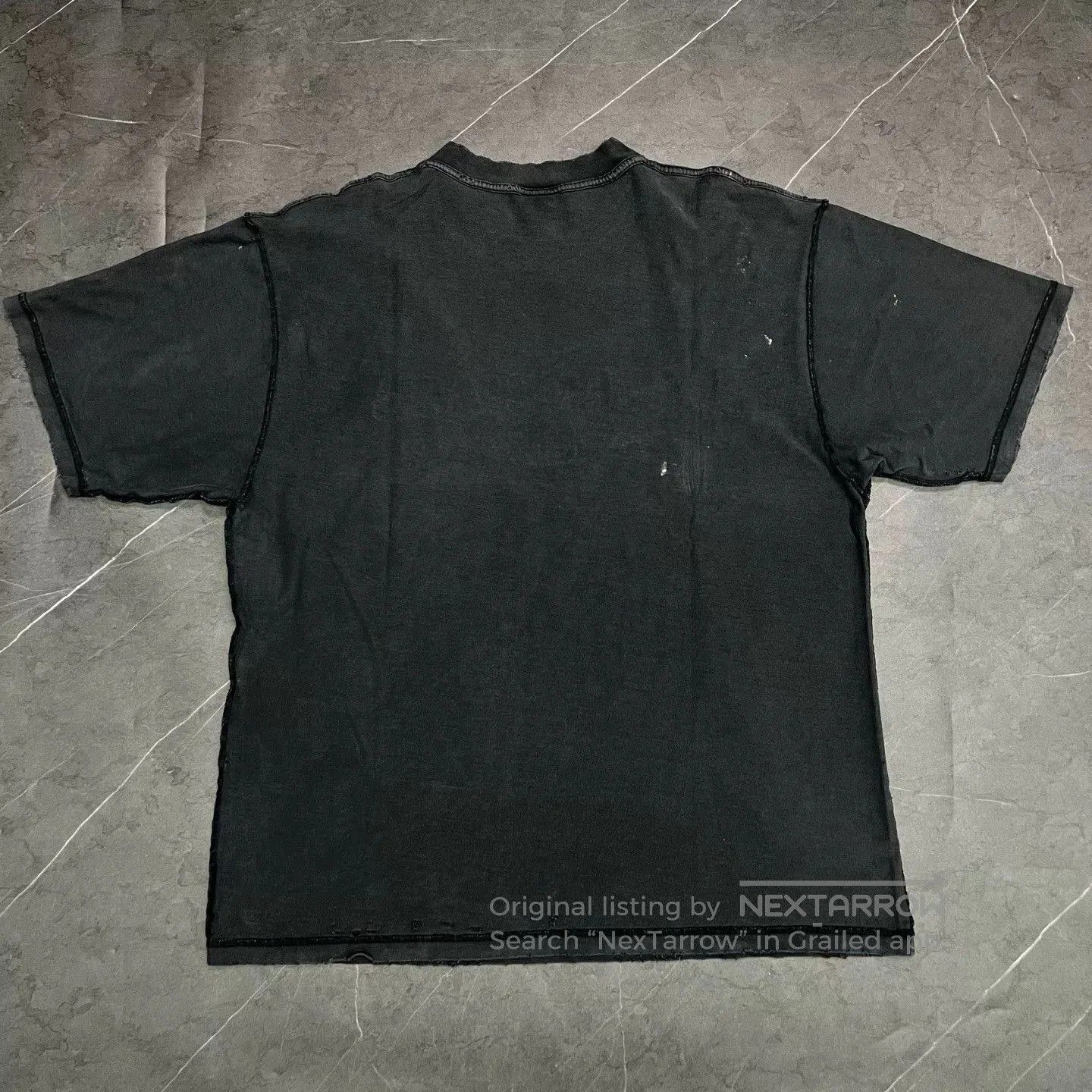 Balenciaga balenciaga distressed short sleeve t-shirt. Size US M / EU 48-50 / 2 - 2 Thumbnail