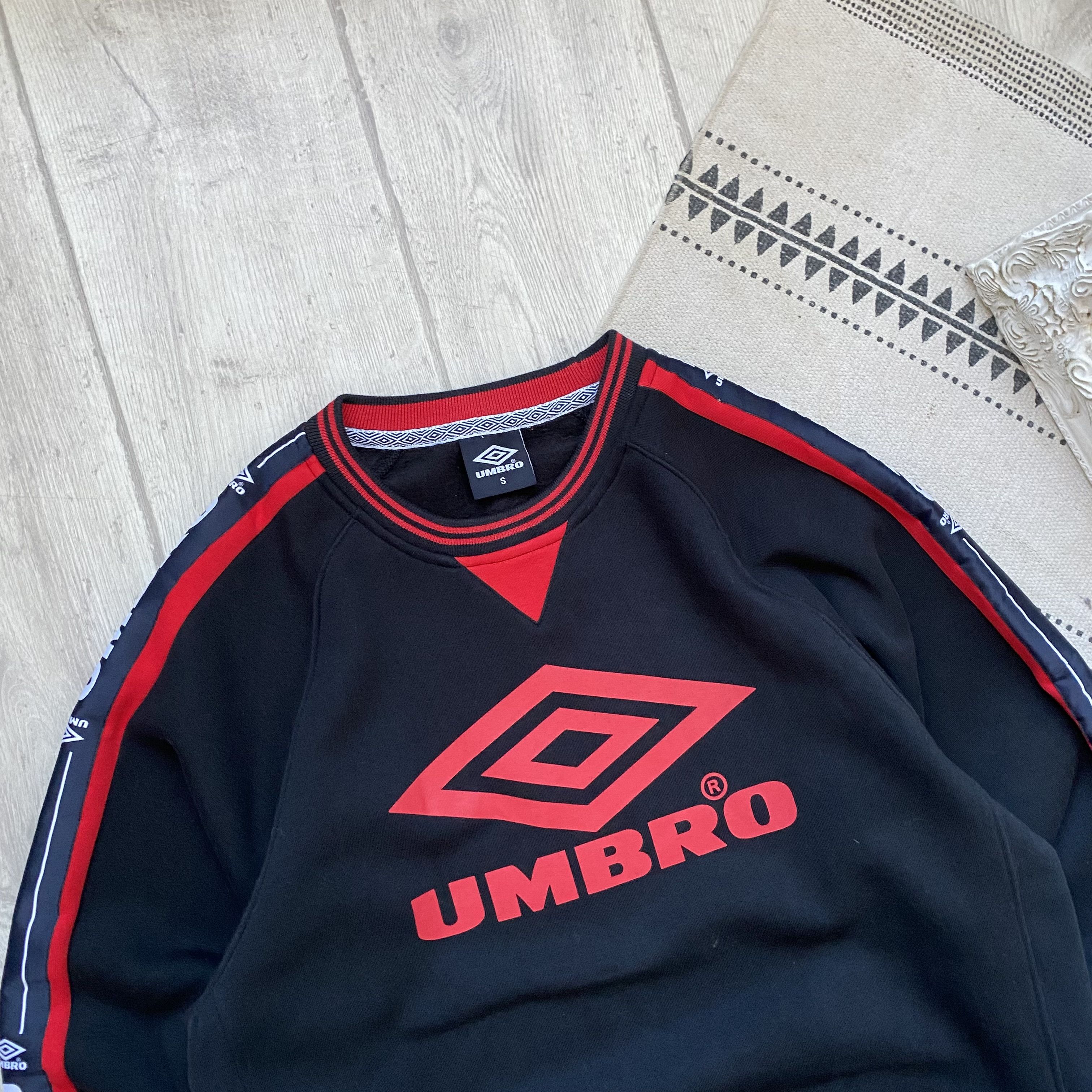 Umbro Vintage 00s Umbro training Lamps sweatshirt big Logo Drill Size US S / EU 44-46 / 1 - 3 Thumbnail