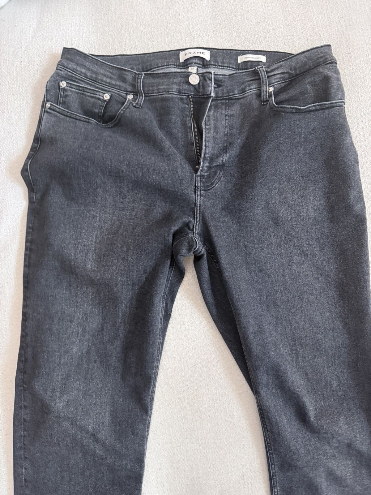 Frame Frame Modern Straight Denim Jeans Size US 36 / EU 52 - 4 Thumbnail