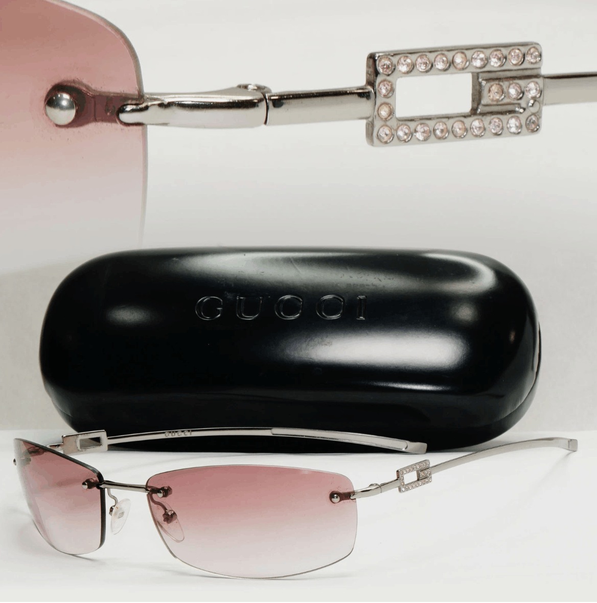 Gucci Gucci Sunglasses GG1784 Mask Logo Shield Sport Size ONE SIZE - 1 Thumbnail