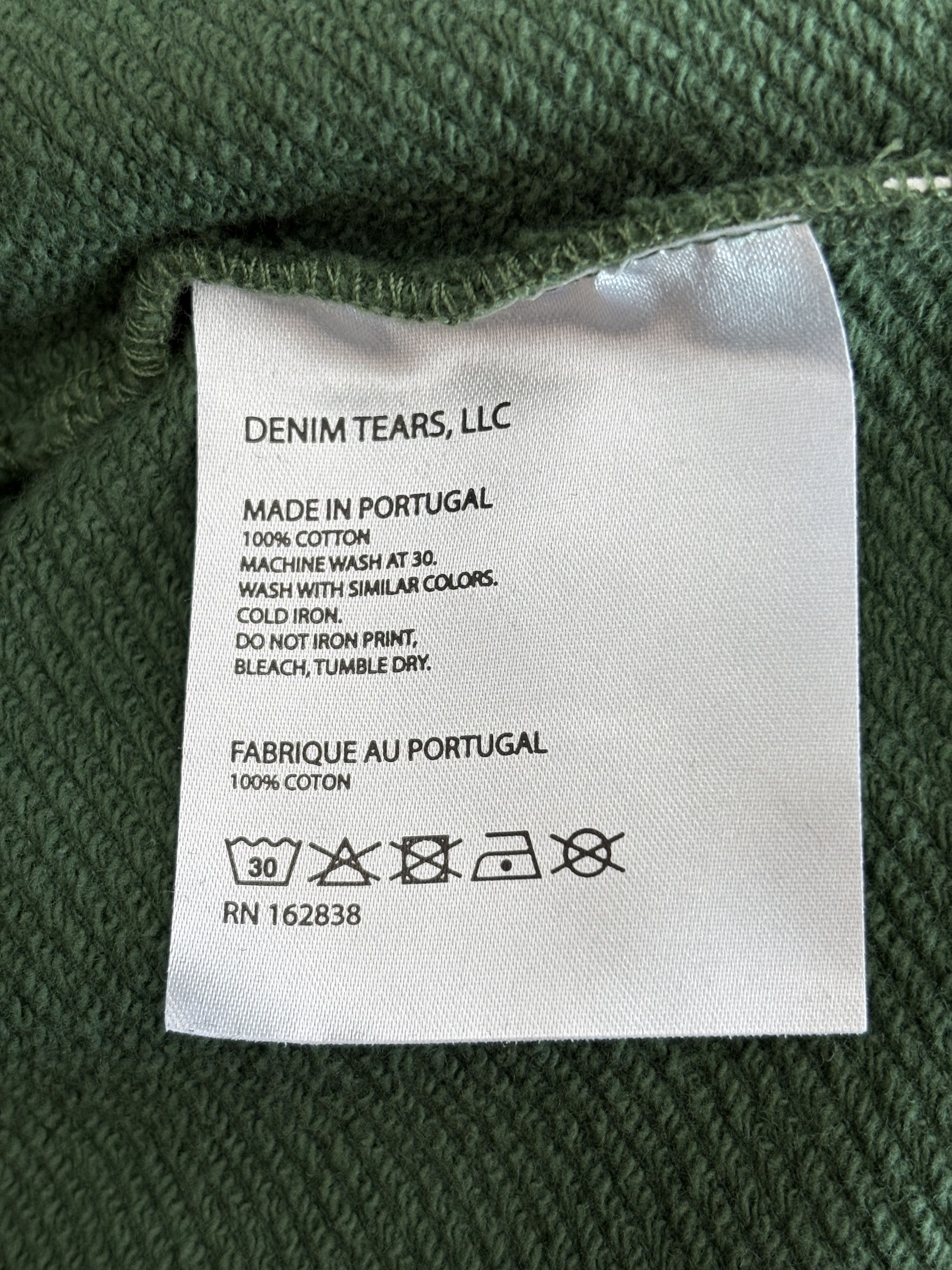 DENIM TEARS Denim Tears "The Cotton Wreath" Shorts (Green) Size US 32 / EU 48 - 5 Thumbnail