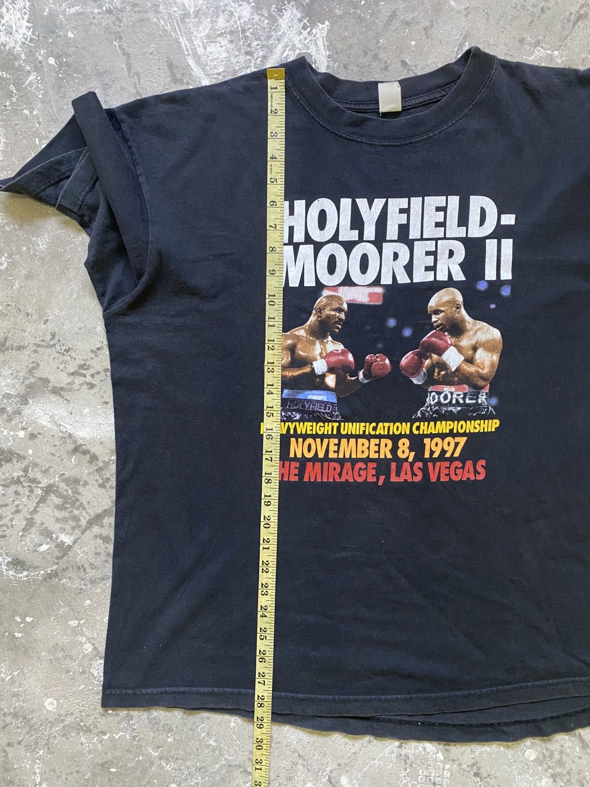 Other Vintage 1997 Boxing Match Holyfield VS Moorer Shirt Size US XL / EU 56 / 4 - 12 Thumbnail