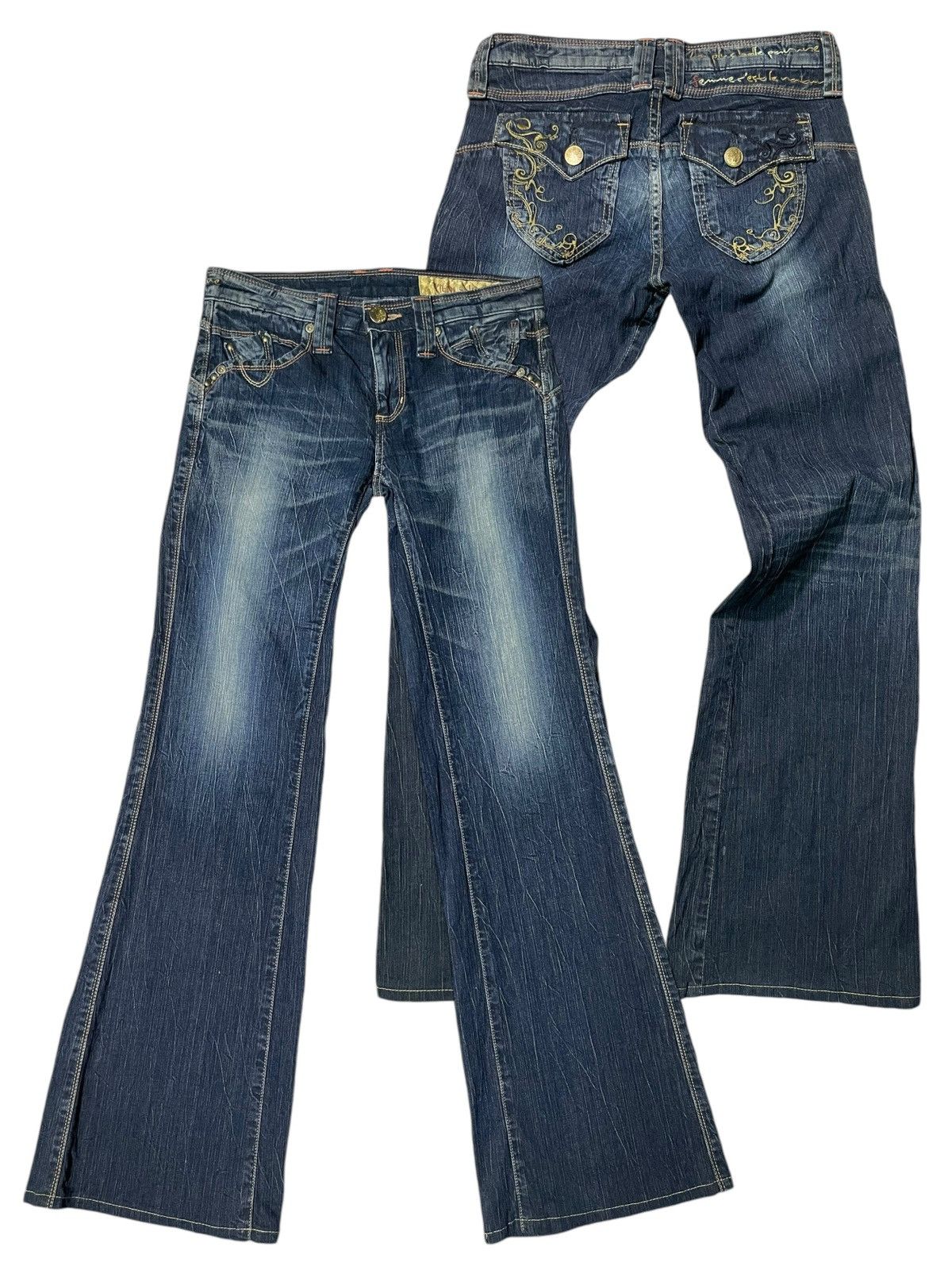 パンツ 00s archive bondage flare denim DIESEL 00s archive flare denim pants y2k - メルカリ