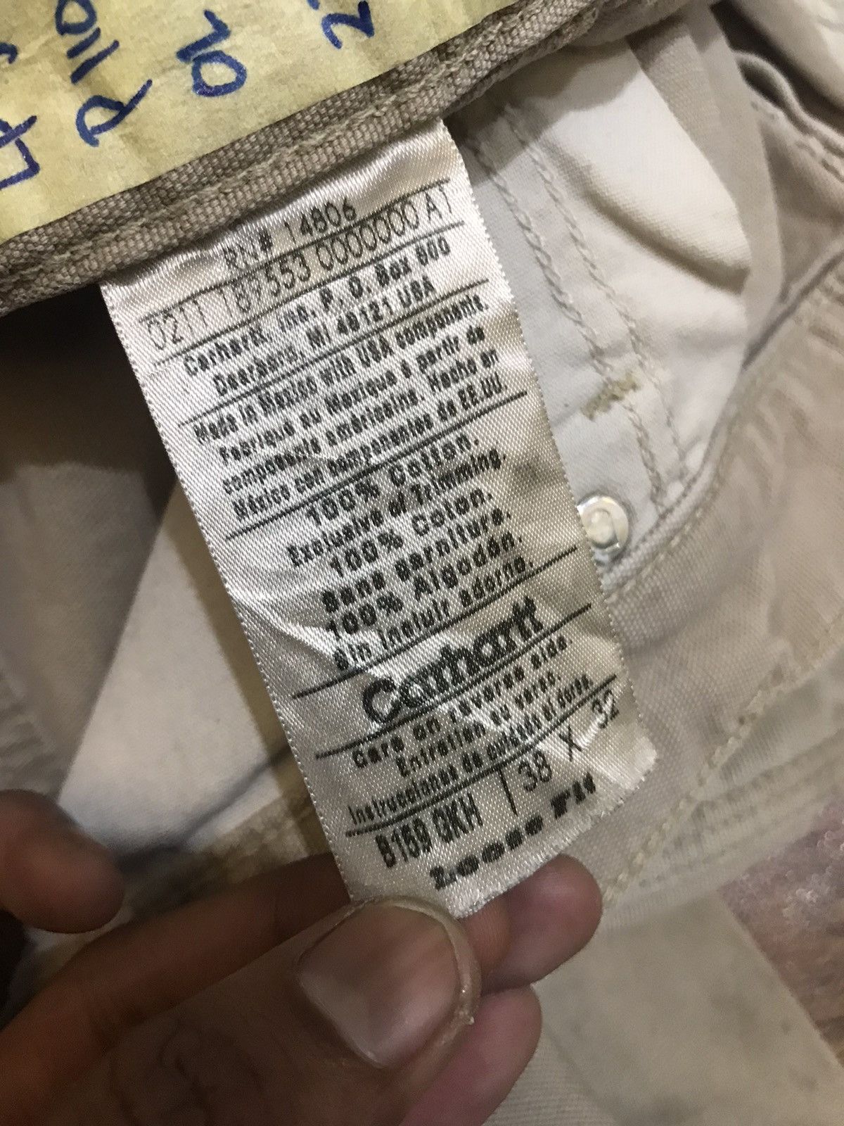 Carhartt × Vintage Carhartt Carpenter Pants Distressed Faded Brown 38x32 Size US 38 / EU 54 - 5 Thumbnail
