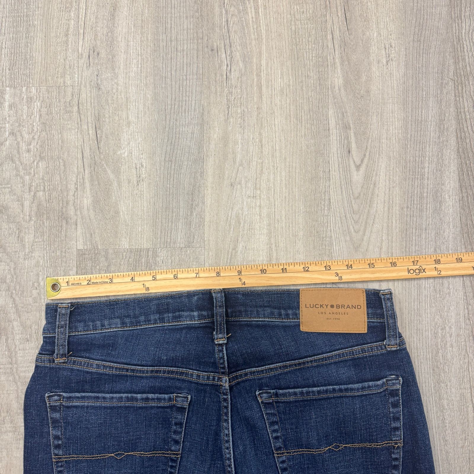 Lucky Brand Lucky Brand 121 Slim Straight Jeans 31x30 (Fits 31x24) Blue Size US 31 - 8 Thumbnail