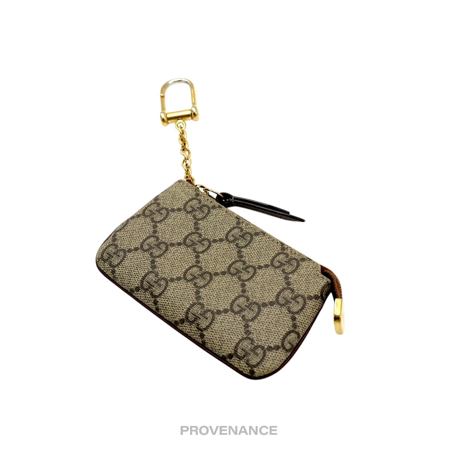 Gucci 🔴 Gucci Key Pouch Cles - GG Supreme Brown Size ONE SIZE - 5 Thumbnail
