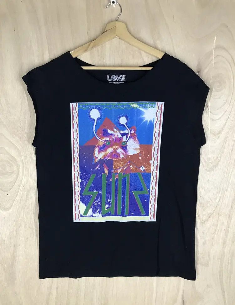 Japanese Brand Art Design by The Testa Sleeveless Tshirts Size L / US 10 / IT 46 - 1 Thumbnail