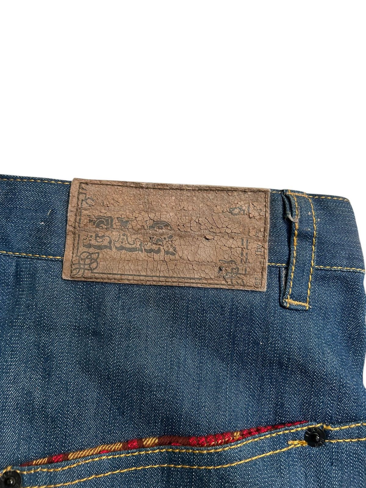 Japanese Brand × Kapital × Vintage Japanese Punk Hip Hop Style Ever LastingRide Denim Jeans Size US 34 / EU 50 - 7 Thumbnail