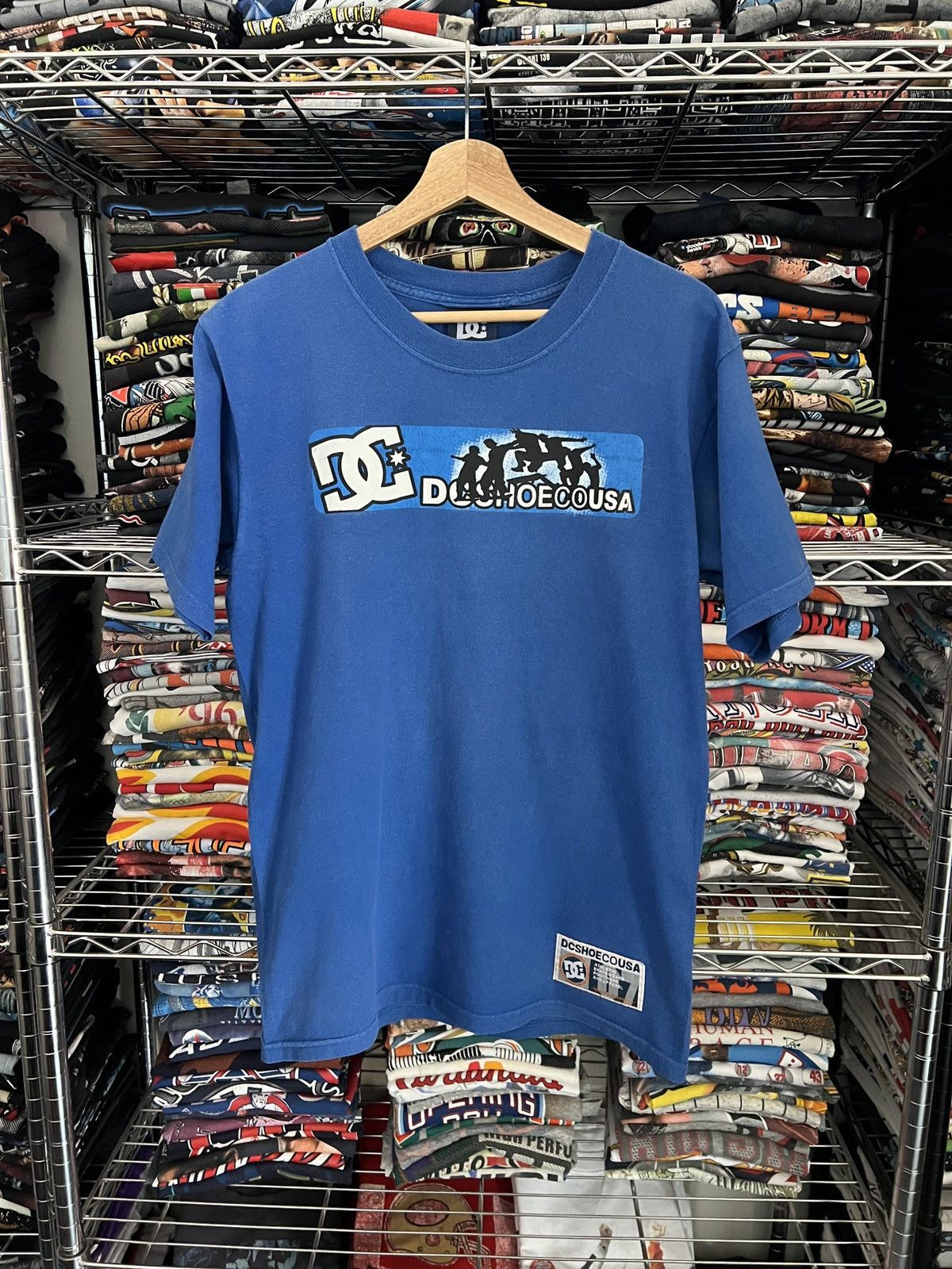 DC 2000s DC Shoes Skate Tee Y2K Size US M / EU 48-50 / 2 - 1 Thumbnail