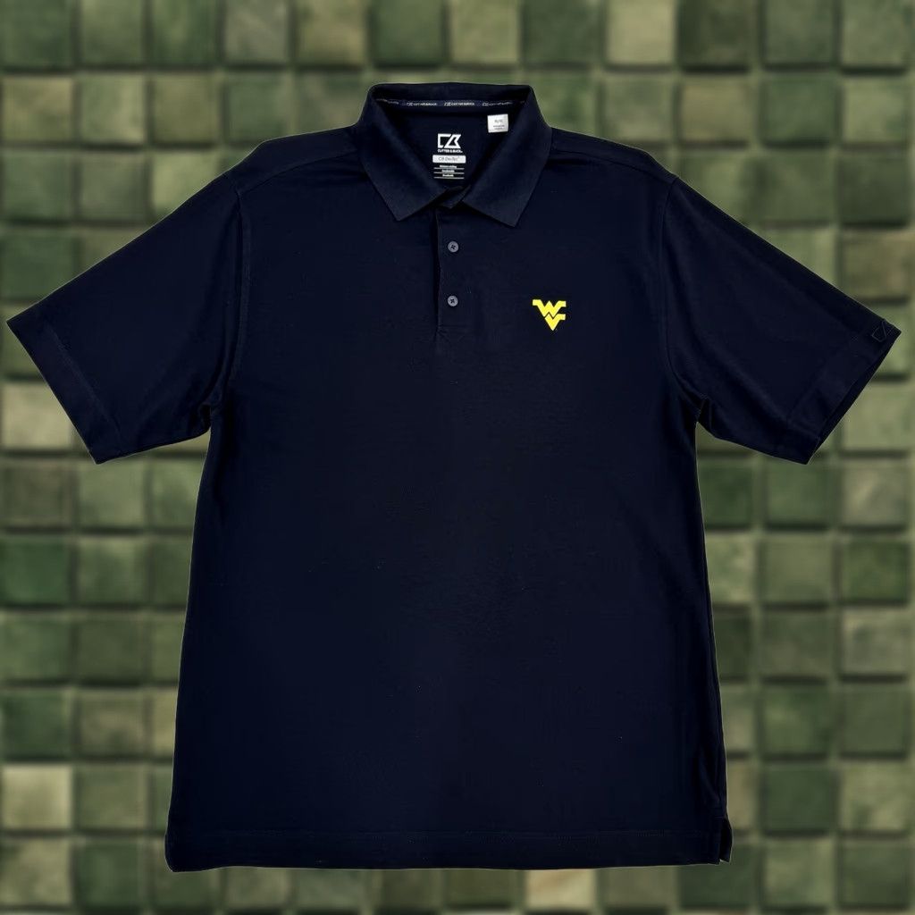 Cutter & Buck VINTAGE West Virginia Mountaineers Performance Polo Shirt Men’s Medium Cutter & Buck Size US M / EU 48-50 / 2 - 1 Thumbnail