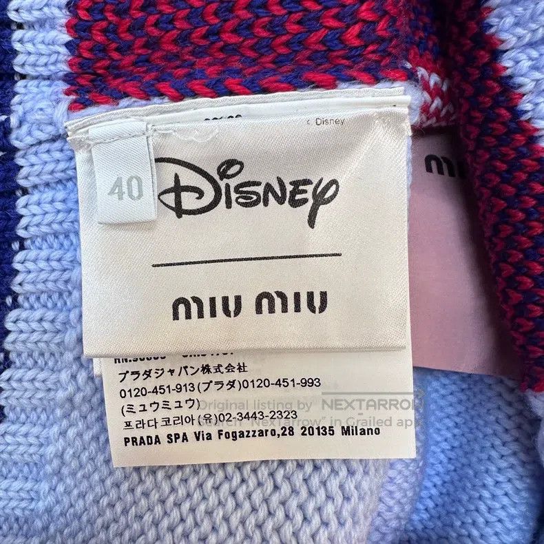 Miu Miu Miu Miu 38 Grey knitted cashmere sweater Size L / US 10 / IT 46 - 5 Thumbnail
