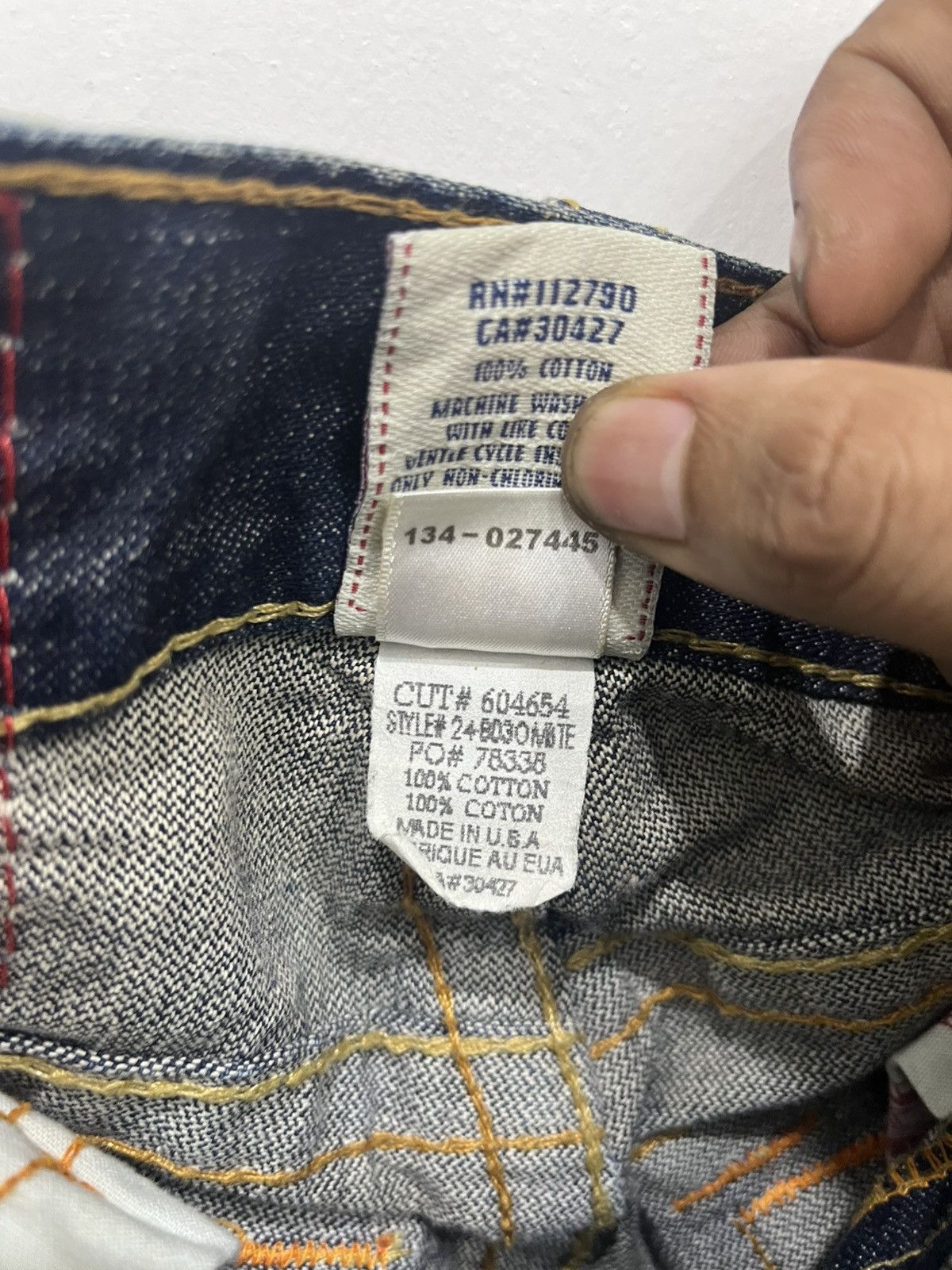 True Religion True Religion Blue Jeans Section Rainbow Joey Size US 34 / EU 50 - 8 Thumbnail
