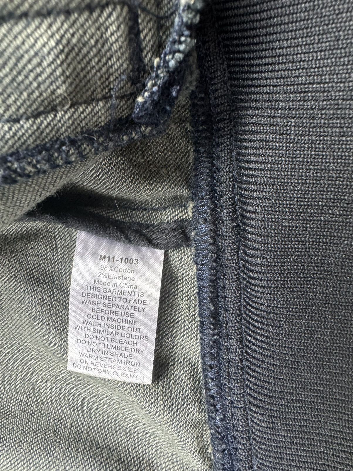Japanese Brand Denim jacket. Japanese brand Size ONE SIZE - 6 Thumbnail