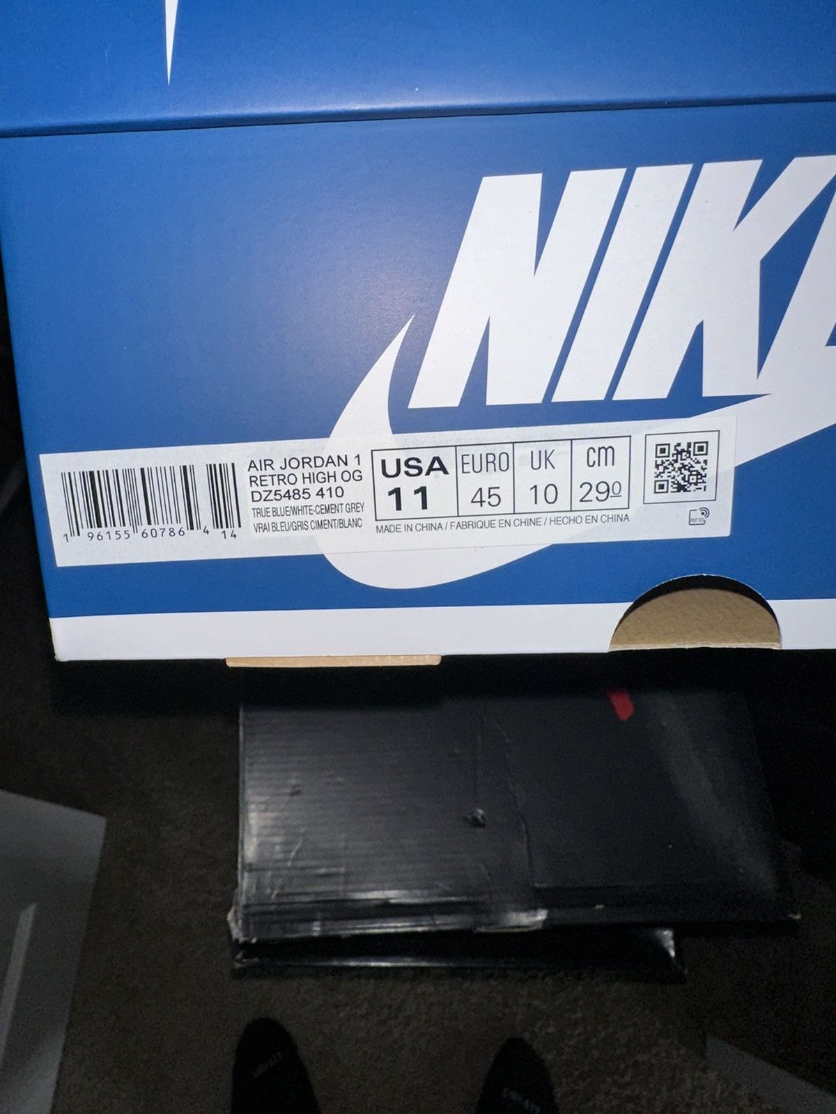 Jordan Brand Jordan 1 True Blue Size US 11 / EU 44 - 8 Thumbnail