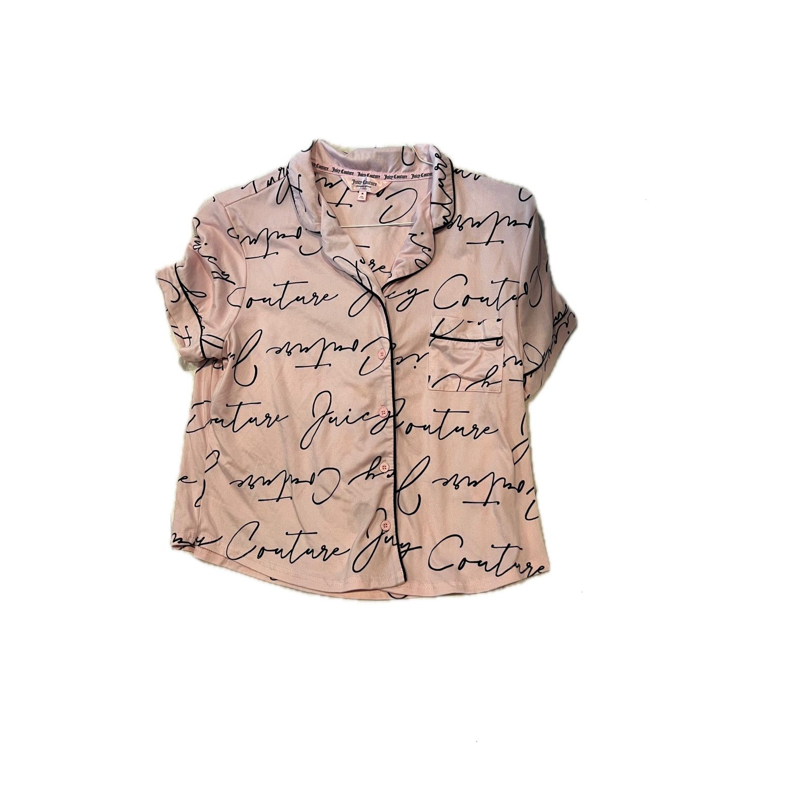 Juicy Couture juicy Couture Button Up Sleep Shirt Womans M Size ONE SIZE - 1 Thumbnail