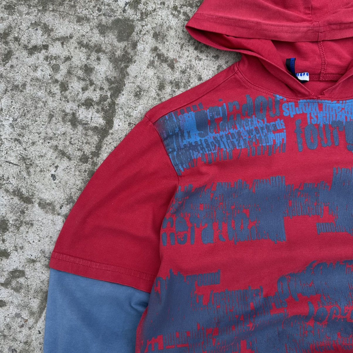 Issey Miyake Vintage George Long-sleeve T-shirt With Hood Y2K Size XS - S Size US XS / EU 42 / 0 - 6 Thumbnail