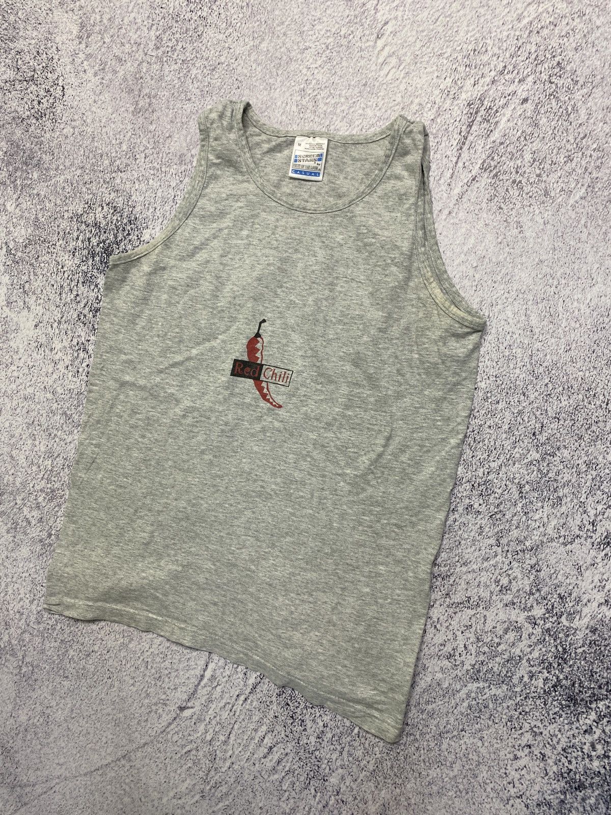Band Tees × Vintage Vintage Red Chili Tank Top Sleeveless T Shirt Screenstars Size US M / EU 48-50 / 2 - 2 Thumbnail