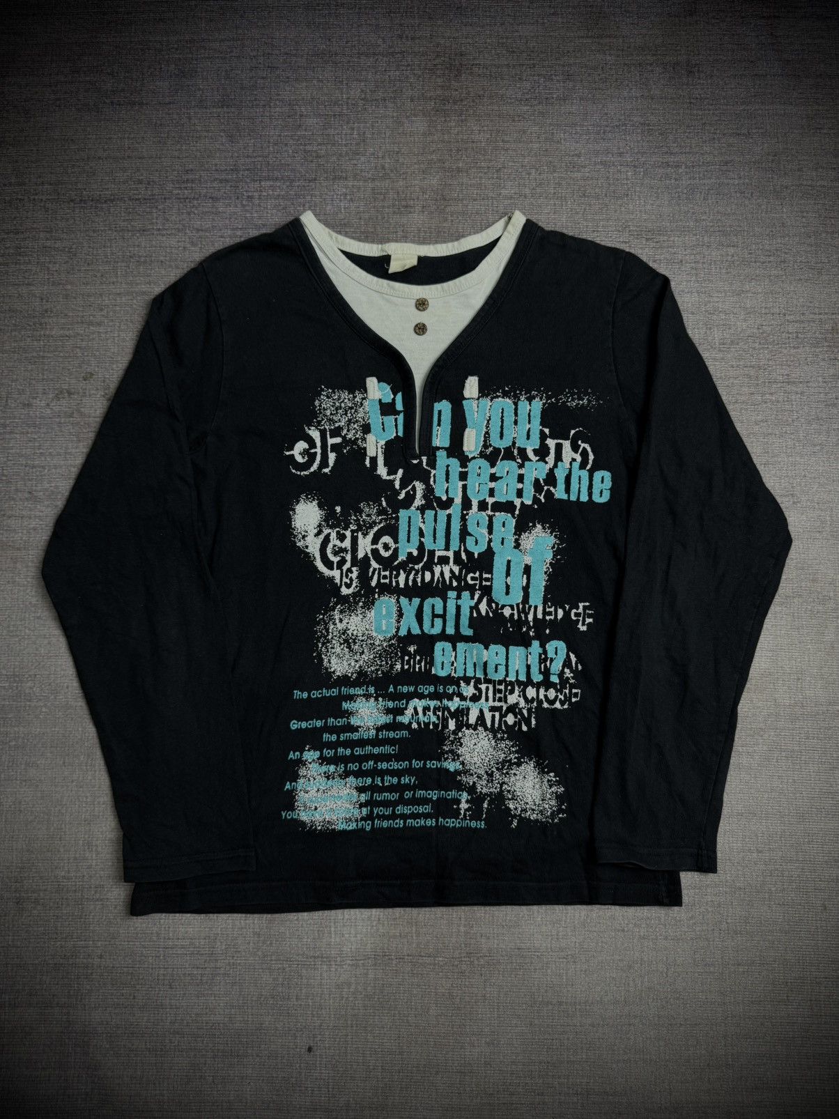 If Six Was Nine Y2k IFSIX STYLE LONG SLEEVE Size US M / EU 48-50 / 2 - 1 Thumbnail