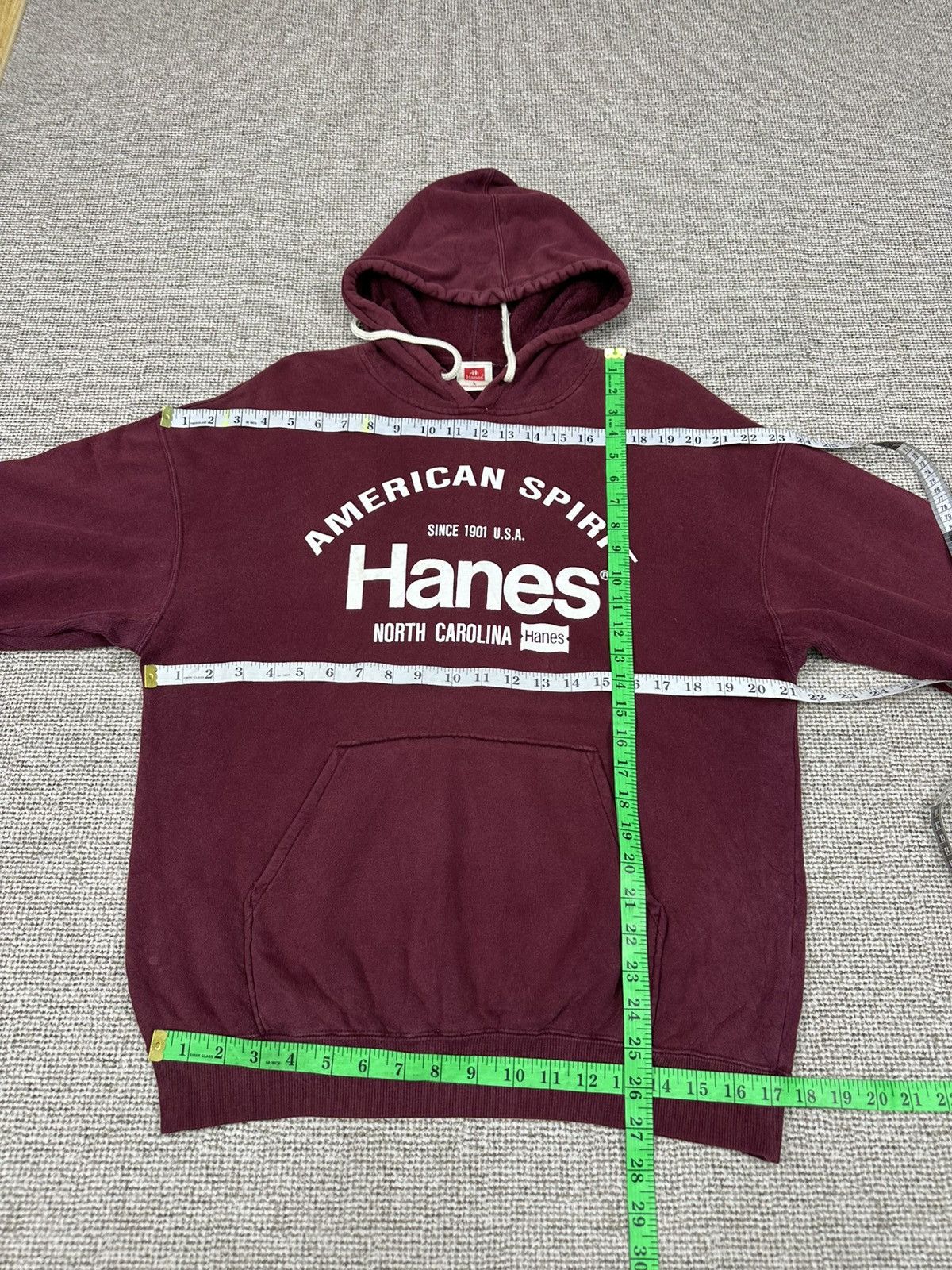 Hanes Vintage Hanes Promo Hoodie Z319 Size US L / EU 52-54 / 3 - 4 Thumbnail